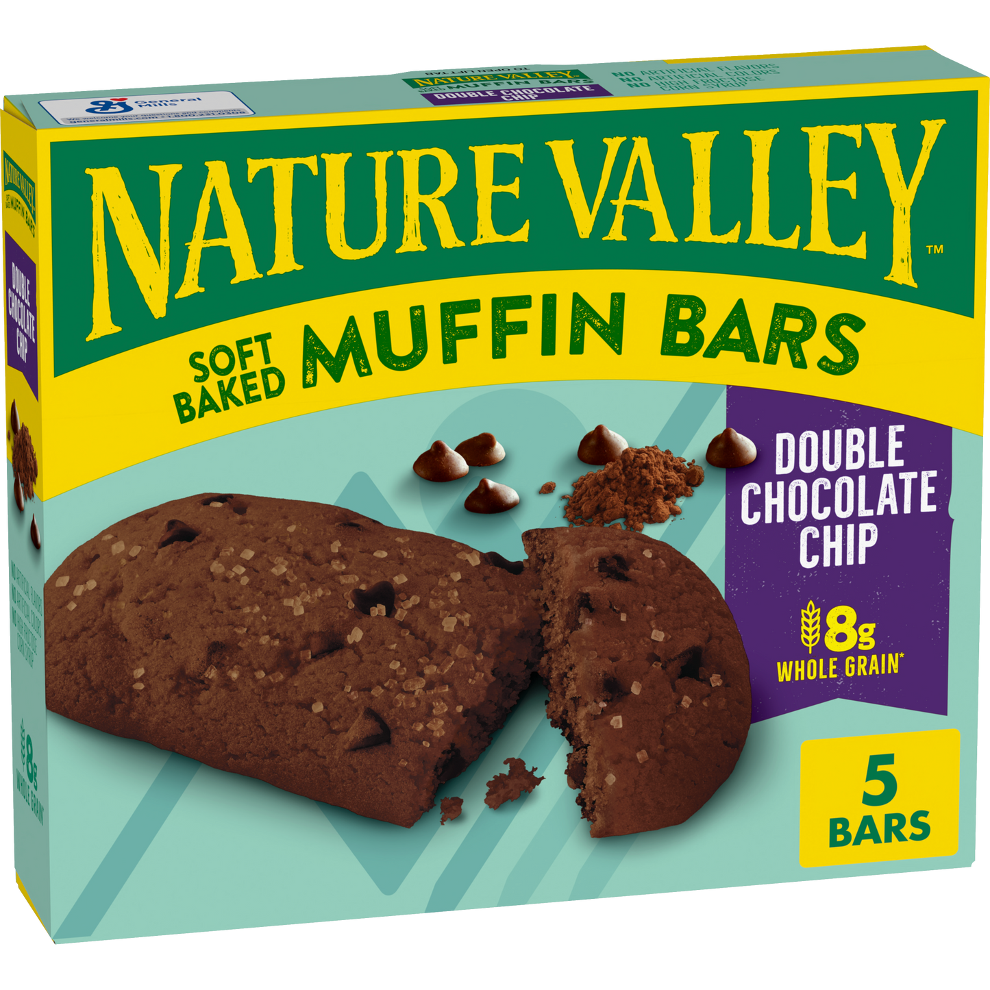 Double Chocolate Chip Soft Baked Muffin Bar Convenient Pantry Selection