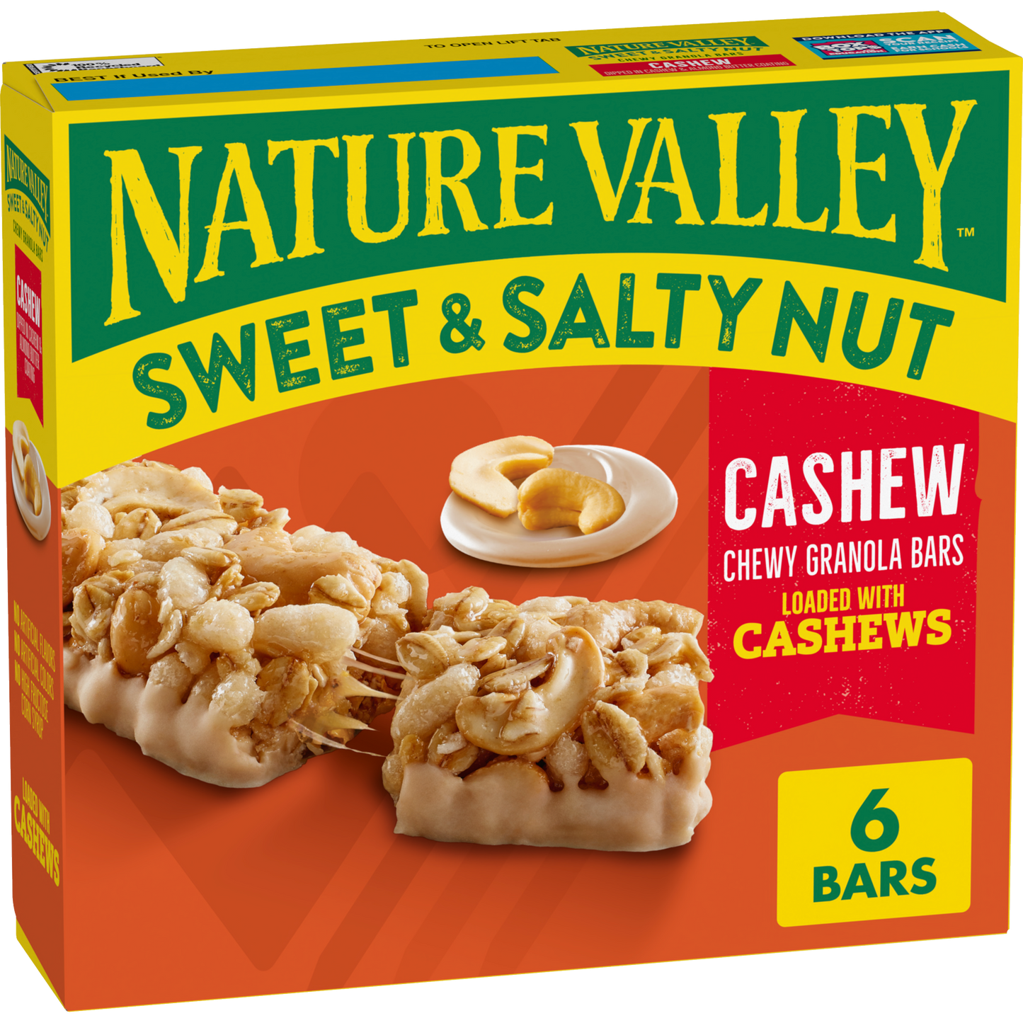 Cashew Sweet and Salty Granola Bars Portable Option for Daily Snack Breaks
