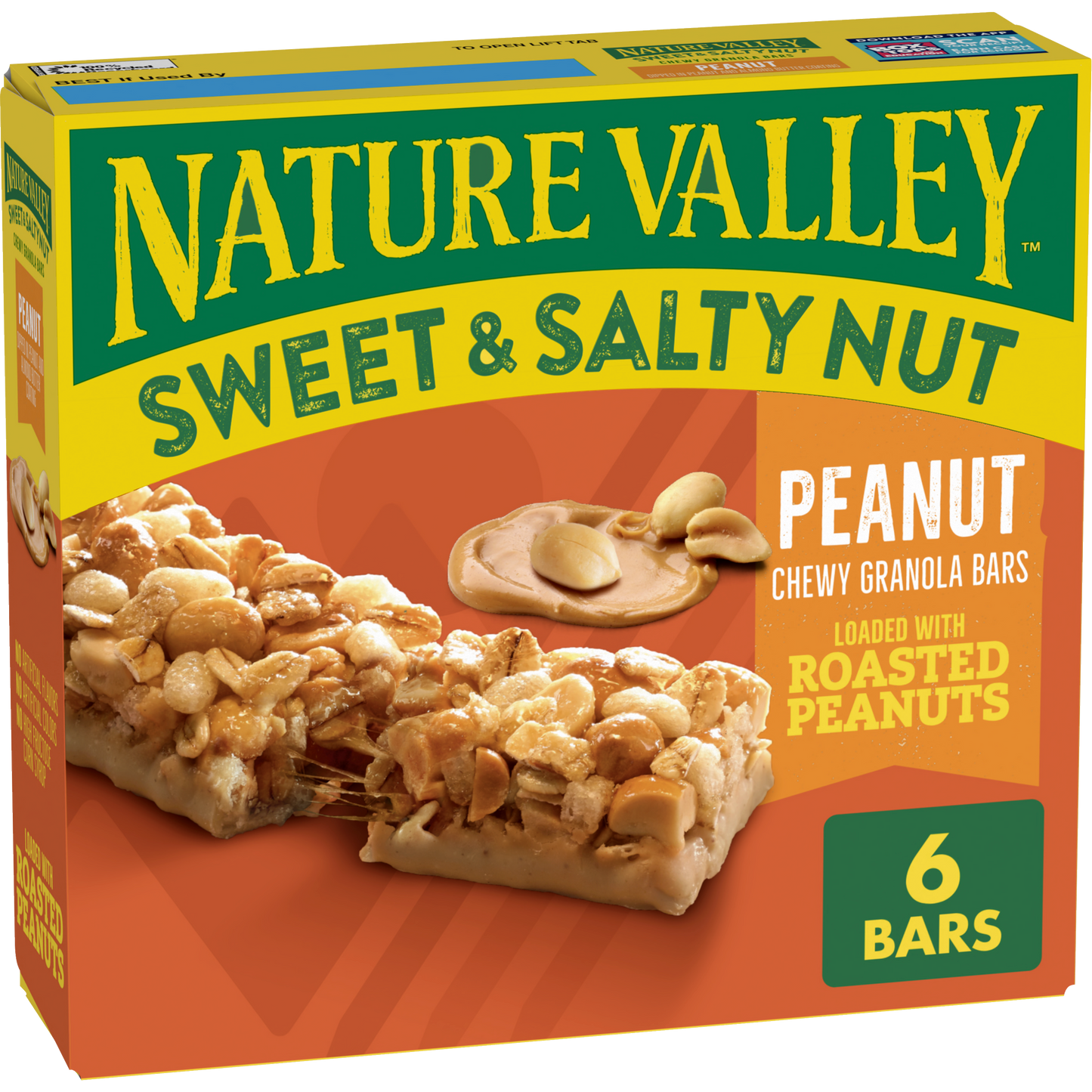 Peanut Sweet and Salty Granola Bars Convenient Pantry Selection