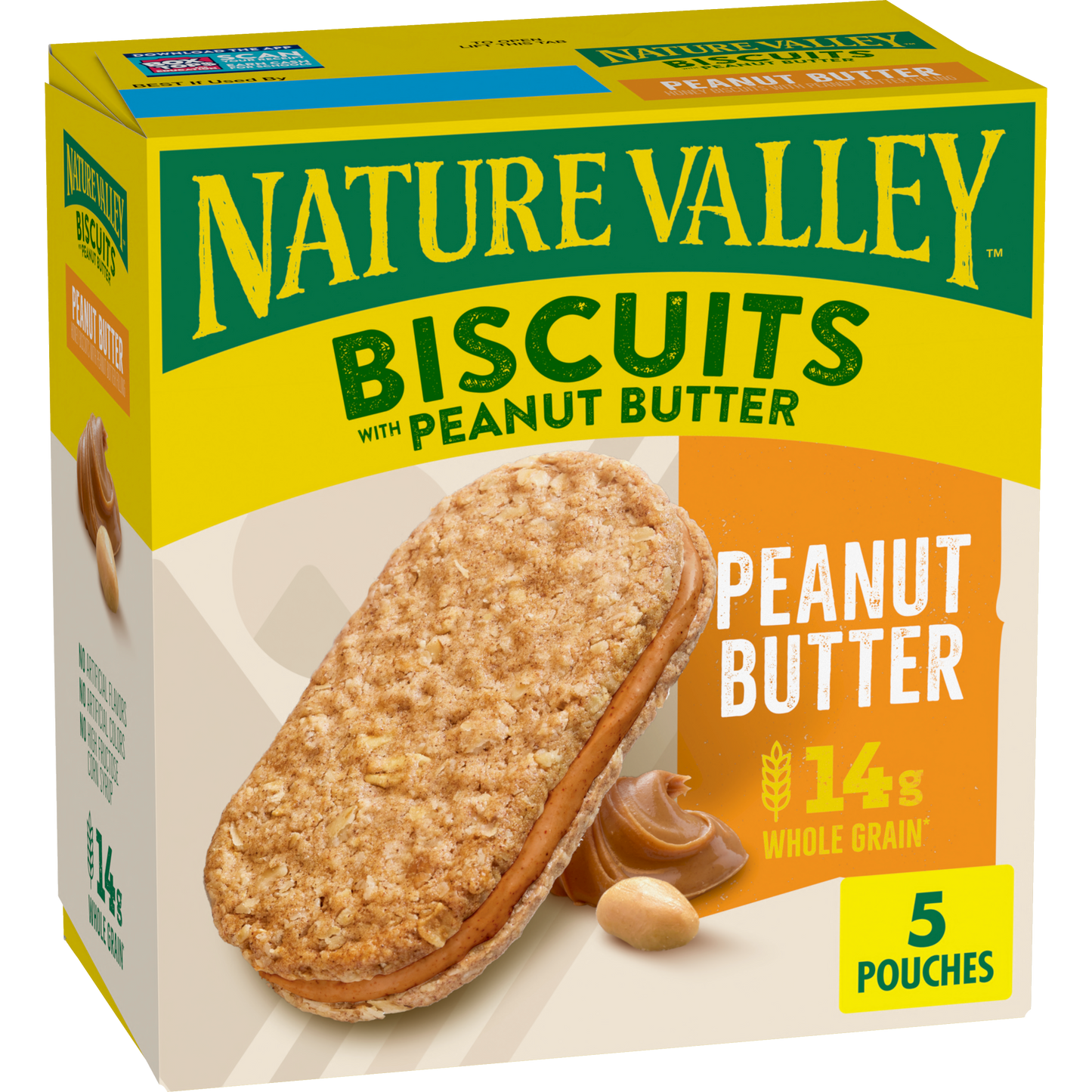 Peanut Butter Biscuit Sandwiches Easy Snack for Work School or Travel