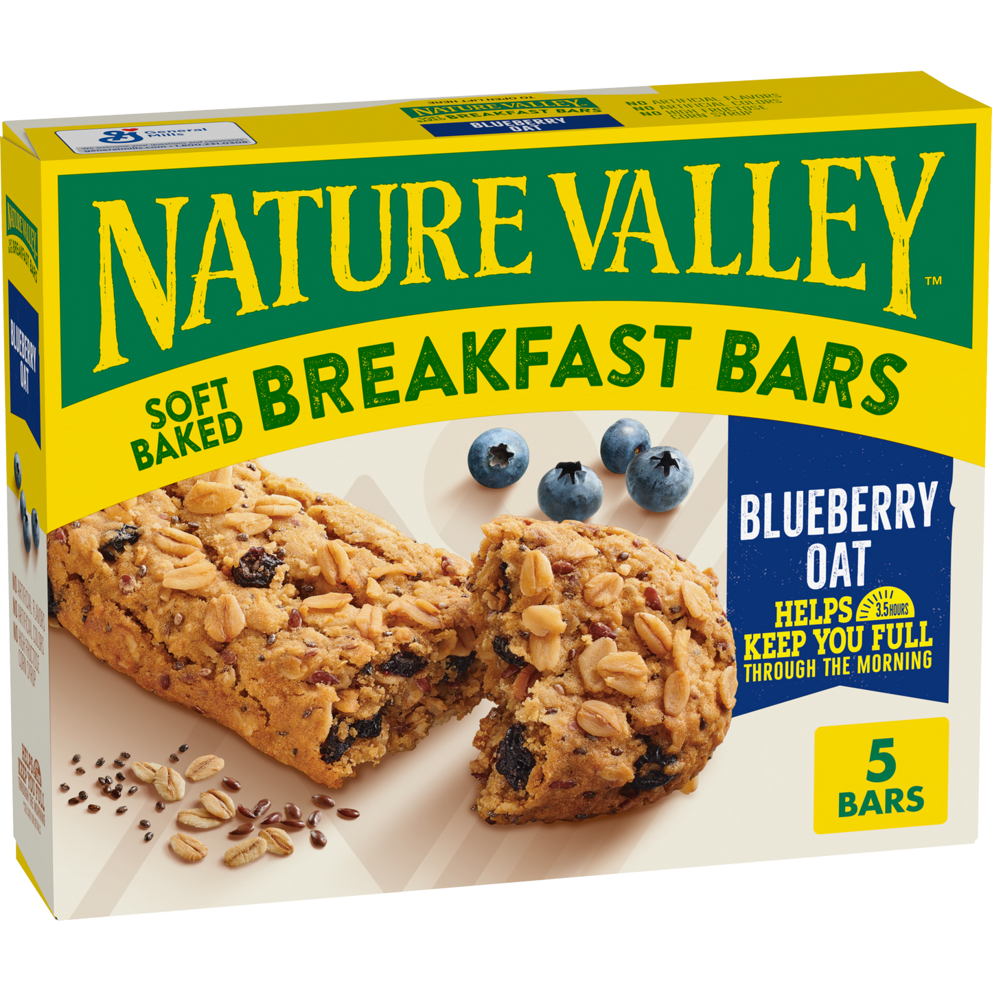 Blueberry Oat Soft Baked Breakfast Bars Versatile Choice for Family Snack Time