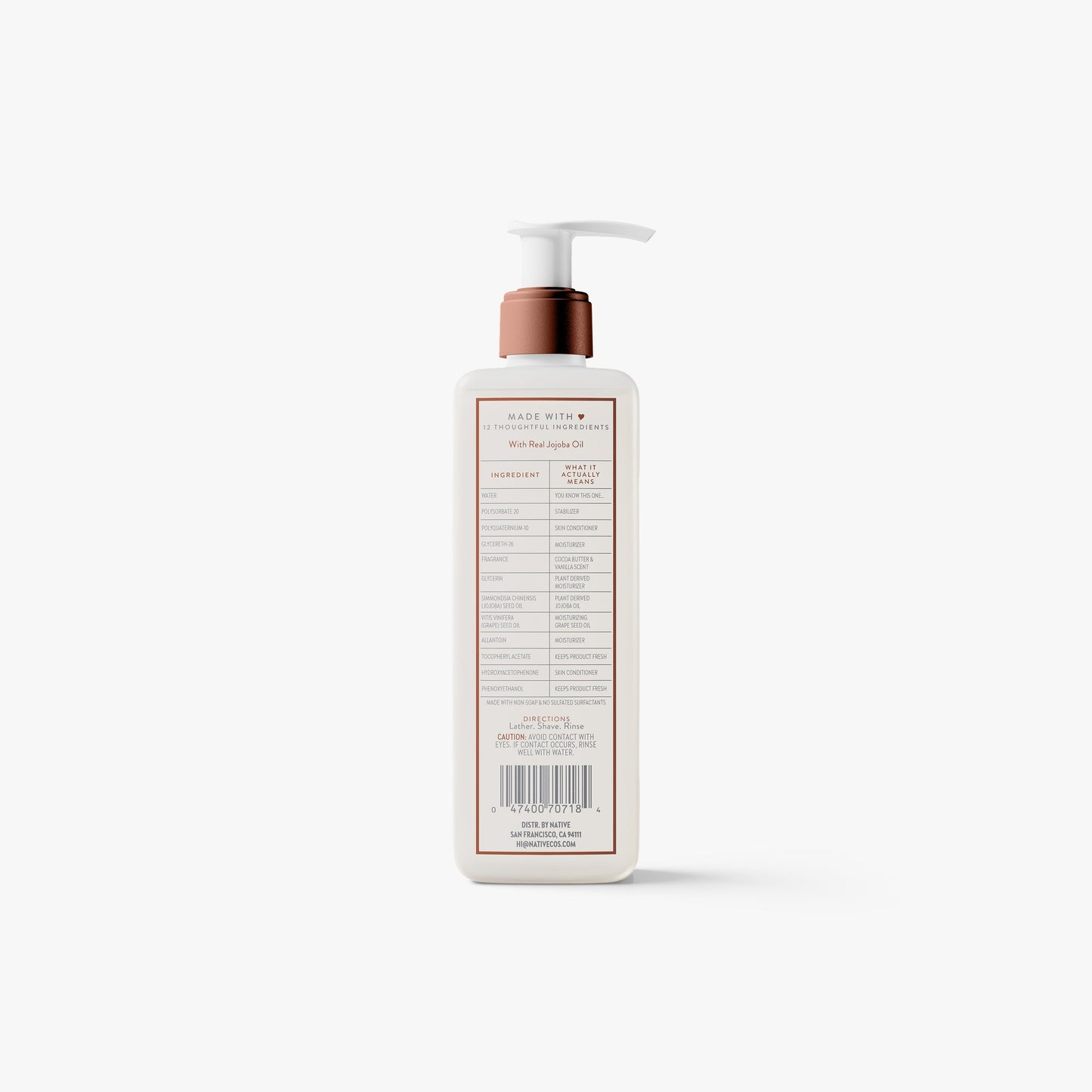 Silky Smooth Shave Oil Cocoa Butter and Vanilla Classic 7.6oz Daily Care