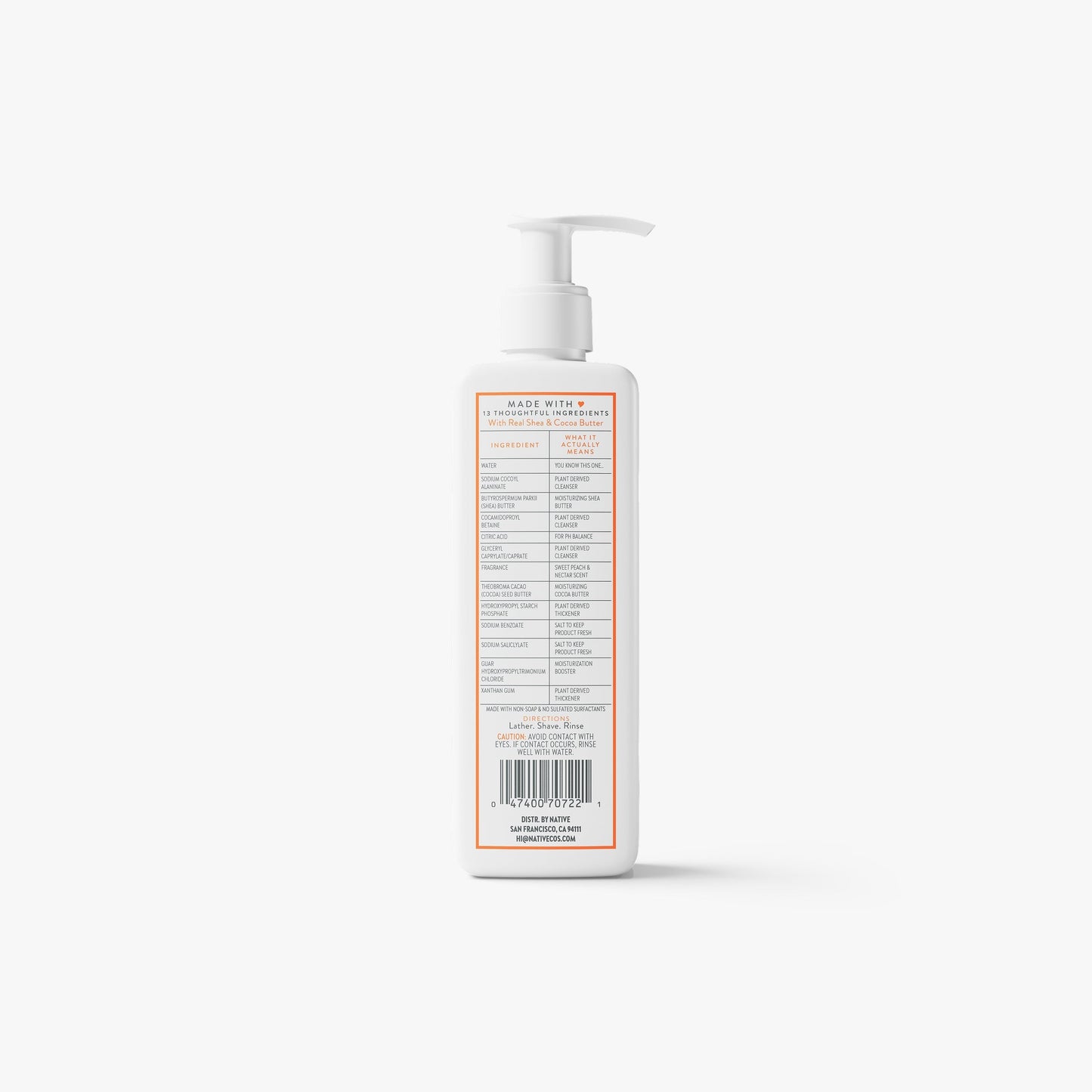 Ultra Moisture Shave Cream Sweet Peach and Nectar Classic 7.6oz Daily Care