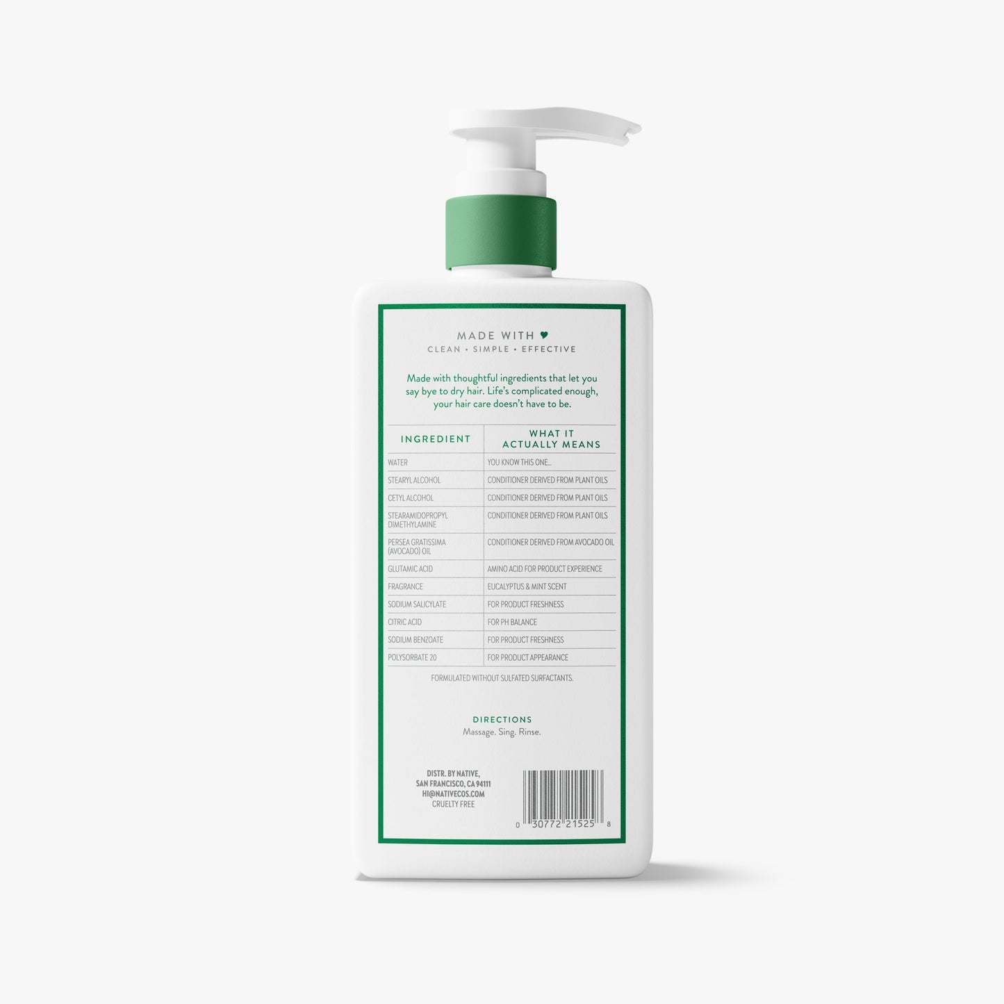 Scalp Refreshing Conditioner Eucalyptus and Mint Classic 16.5oz Daily Care
