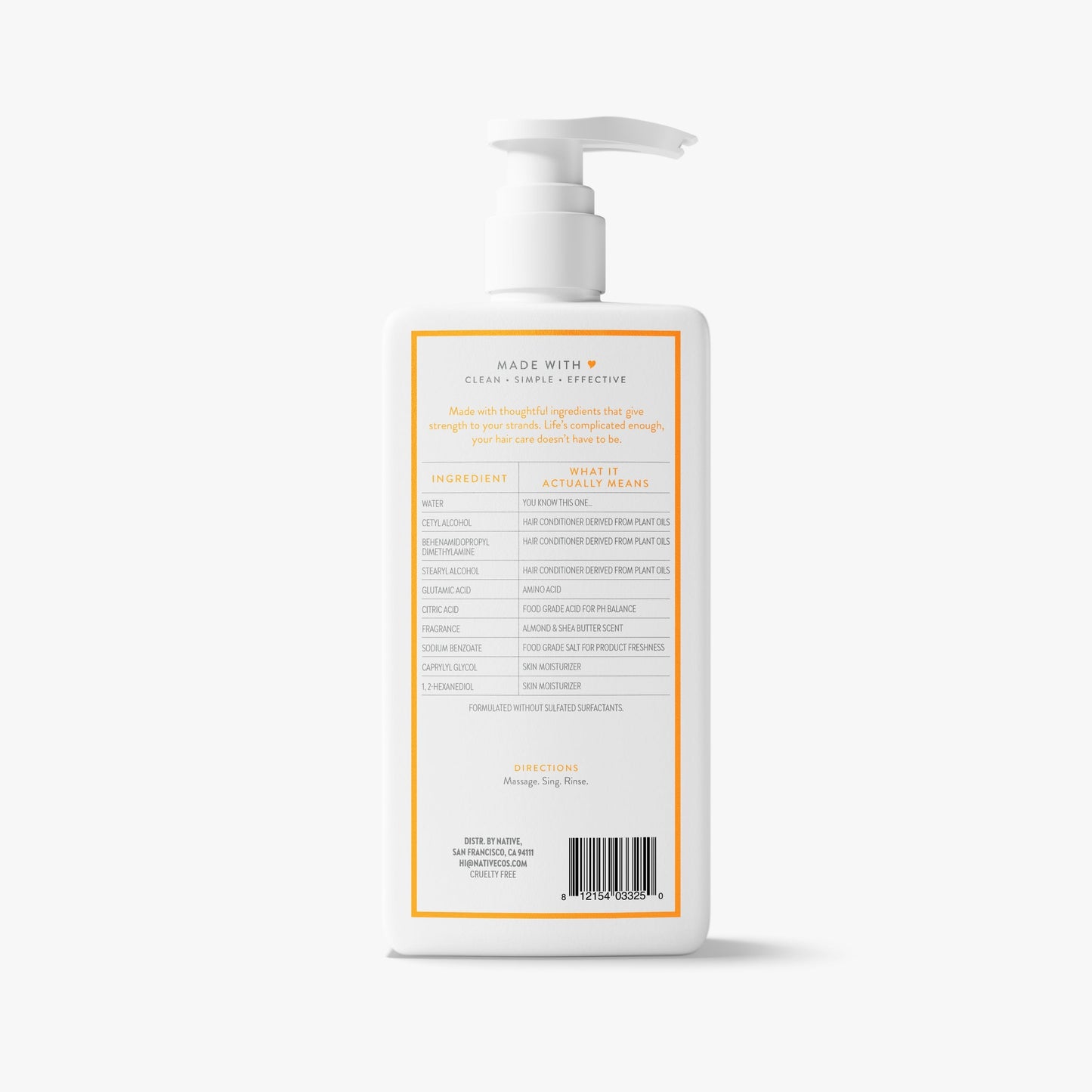 Strengthening Conditioner Almond and Shea Butter Classic 16.5oz Daily Care