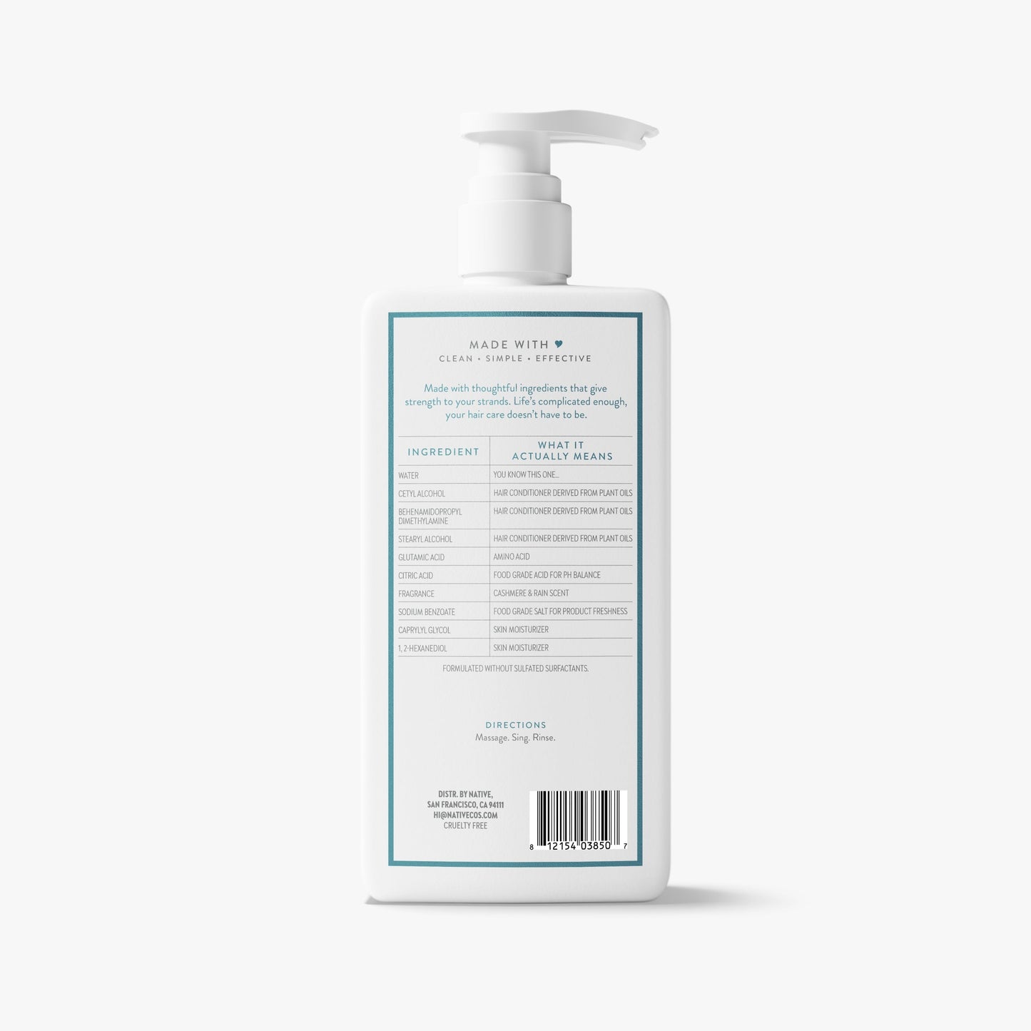 Strengthening Conditioner Cashmere and Rain Classic 16.5oz Daily Care