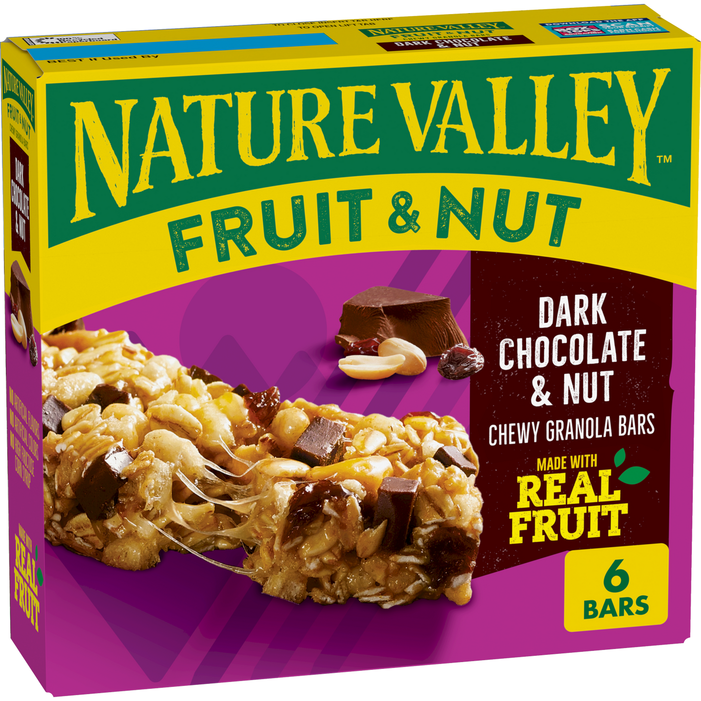 Dark Chocolate and Nut Fruit and Nut Bars Familiar Flavor for Busy Schedules