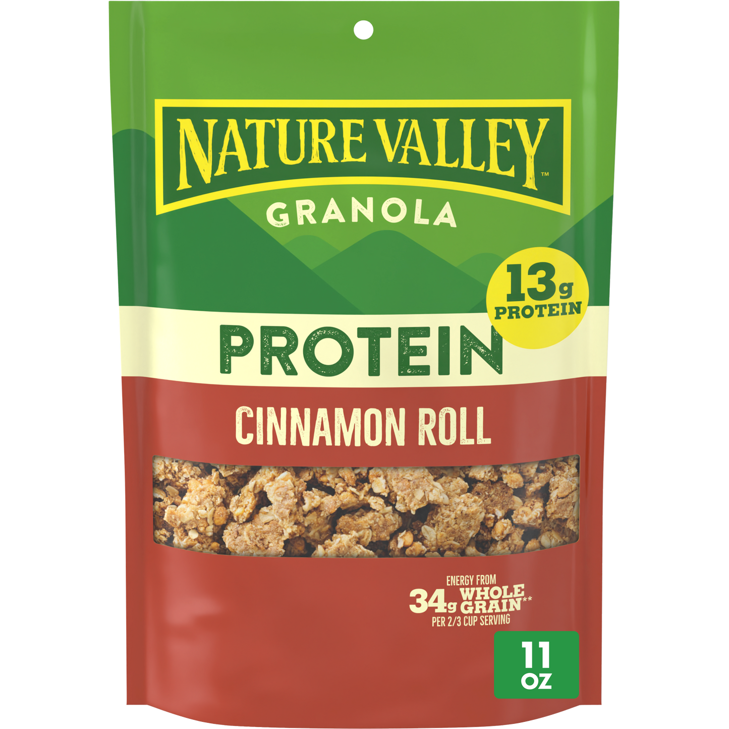 Protein Granola Cinnamon Roll Familiar Flavor for Busy Schedules
