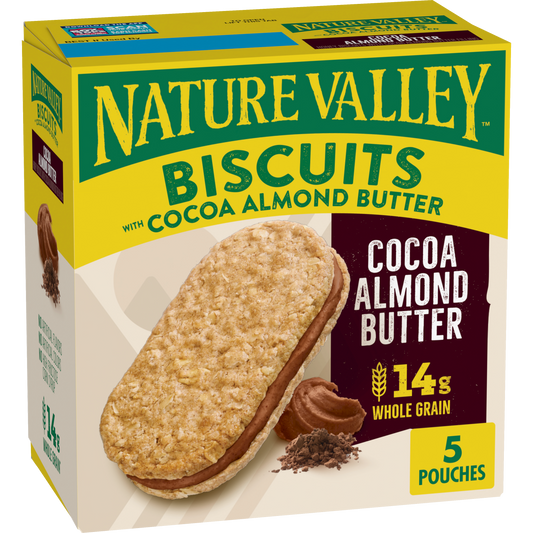 Cocoa Almond Butter Biscuit Sandwiches Convenient Pantry Selection