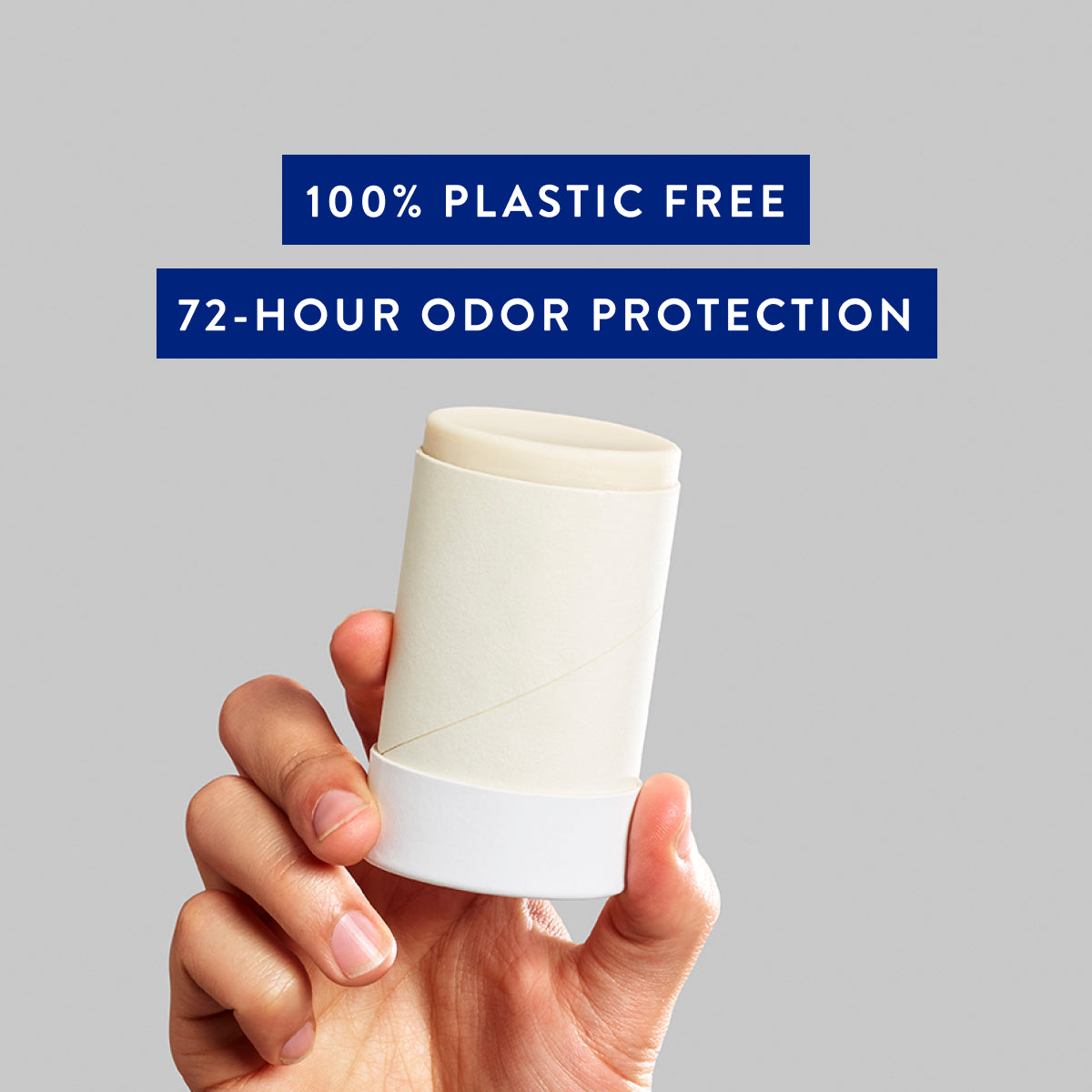 Plastic Free Deodorant Stick Cucumber and Mint Classic 2.65oz Daily Care