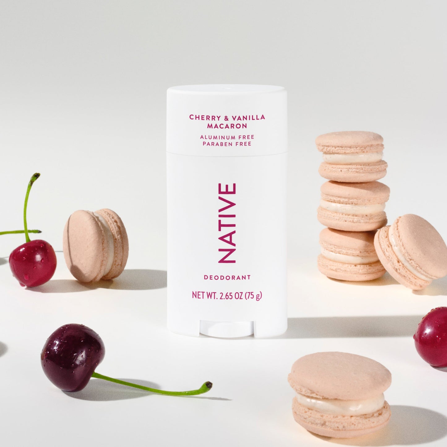 Deodorant Stick Cherry and Vanilla Macaron Classic 2.65oz Daily Care