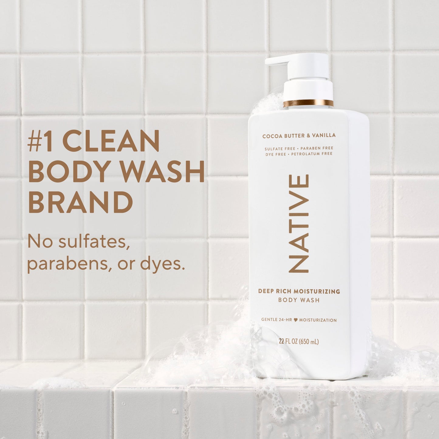 Moisturizing Body Wash Cocoa Butter and Vanilla Classic 22oz Daily Care