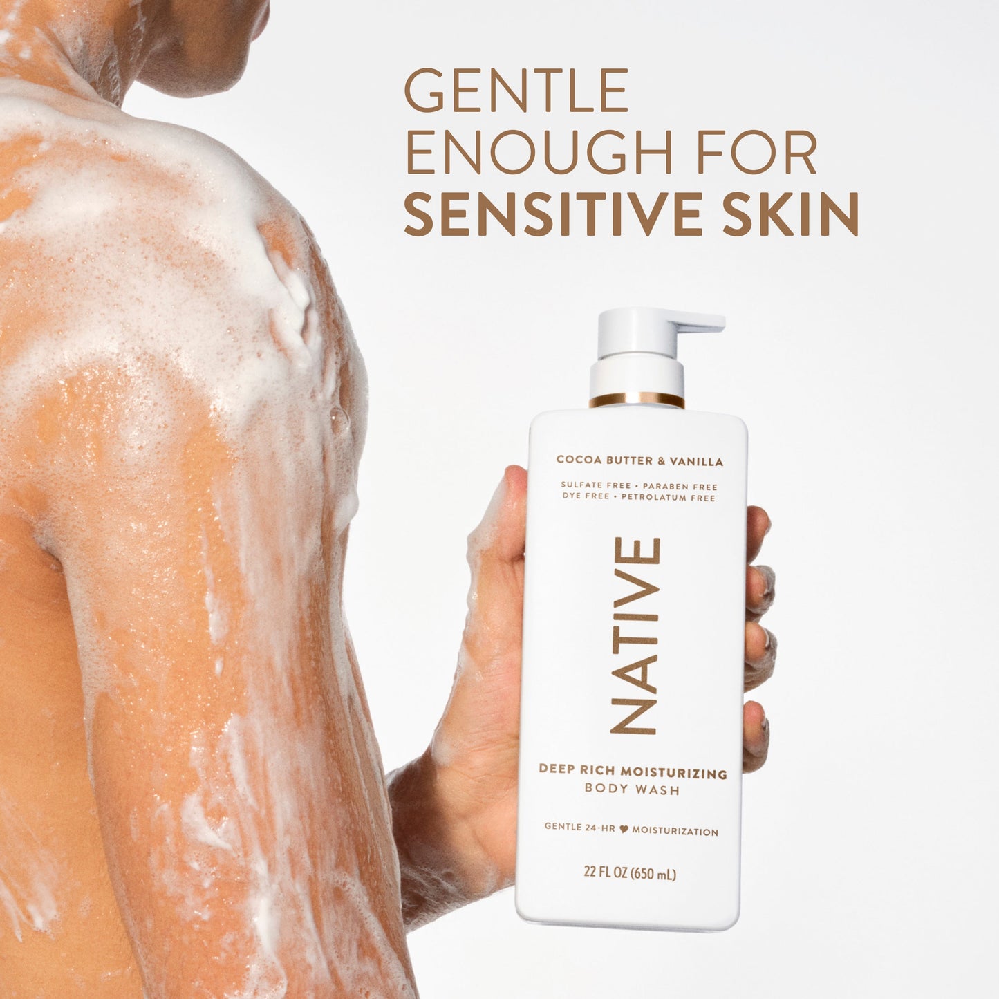 Moisturizing Body Wash Cocoa Butter and Vanilla Classic 22oz Daily Care