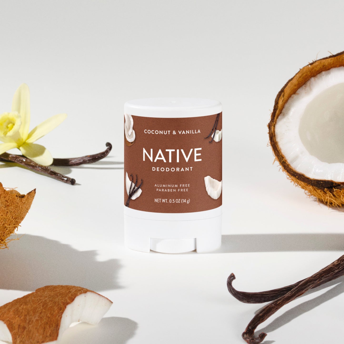 Mini Deodorant Stick Coconut and Vanilla Classic 0.5oz Daily Care