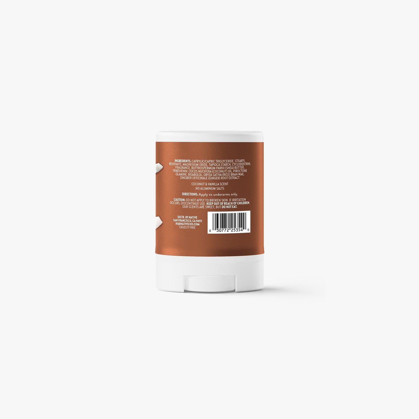 Mini Deodorant Stick Coconut and Vanilla Classic 0.5oz Daily Care
