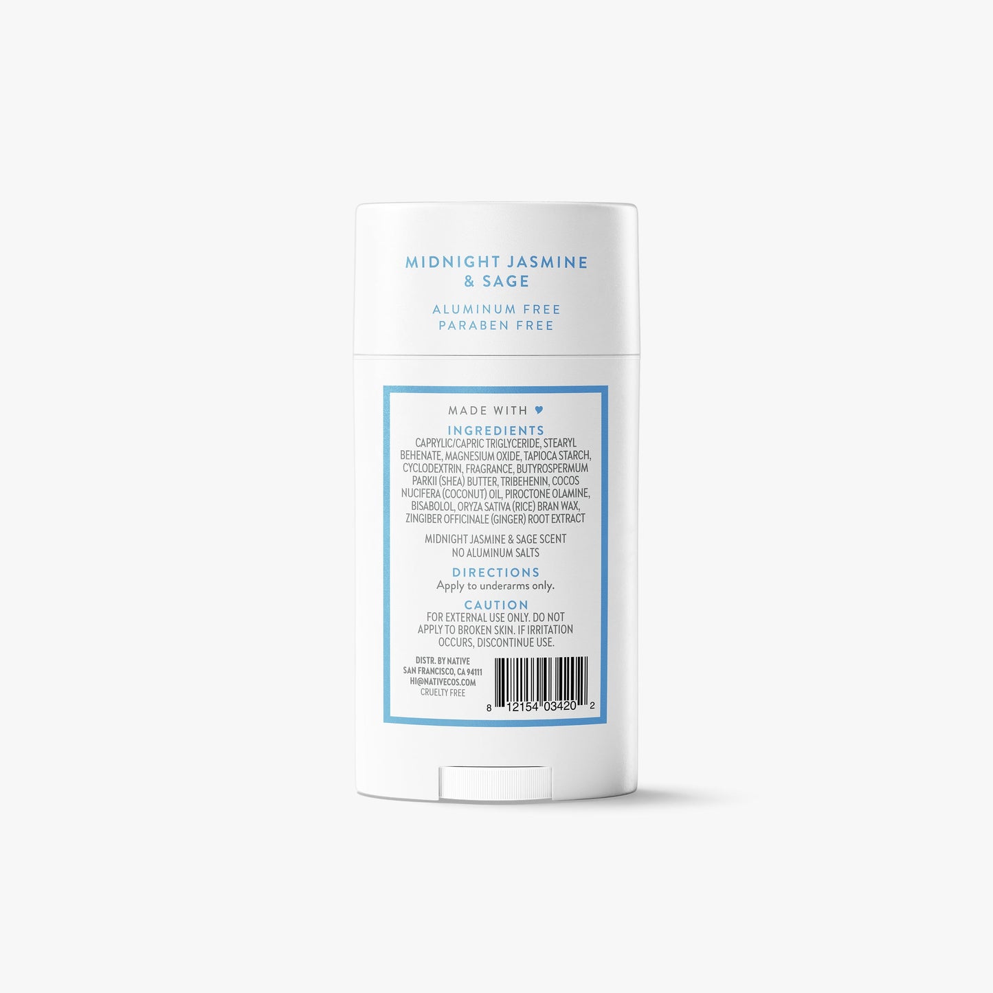 Deodorant Stick Midnight Jasmine and Sage Classic 2.65oz Daily Care