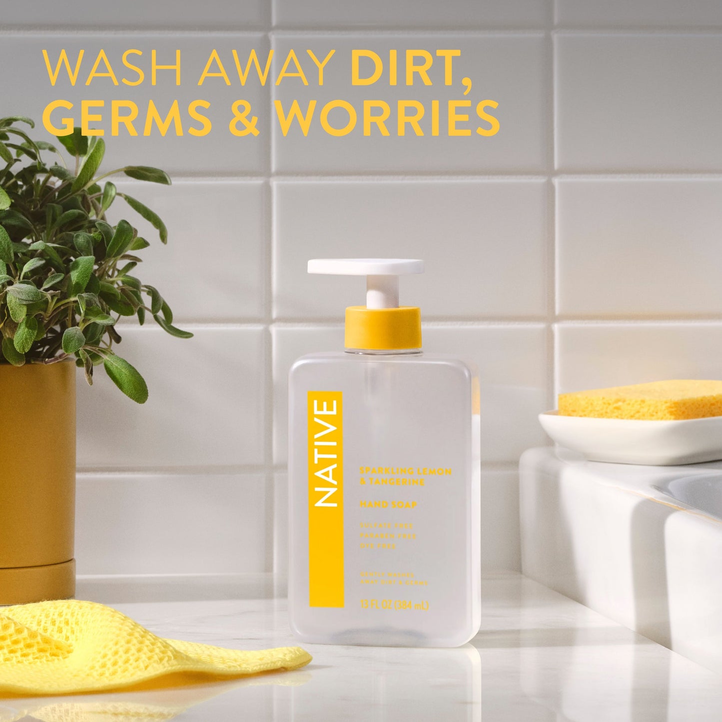 Hand Soap Sparkling Lemon and Tangerine Classic 13oz Daily Care