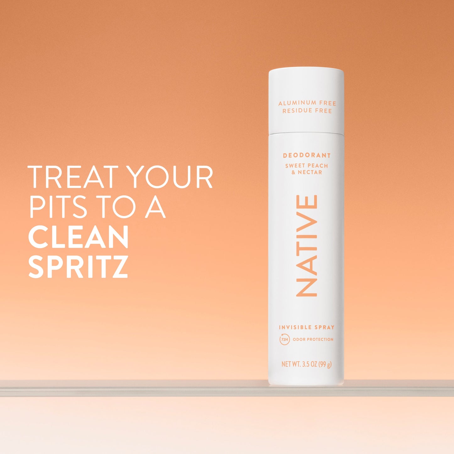 Deodorant Spray Sweet Peach and Nectar Classic 3.5oz Daily Care