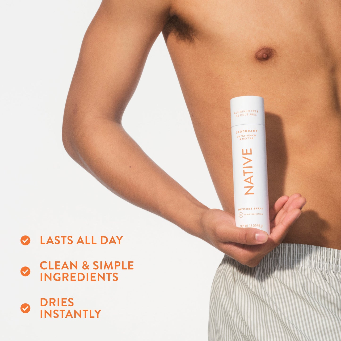Deodorant Spray Sweet Peach and Nectar Classic 3.5oz Daily Care