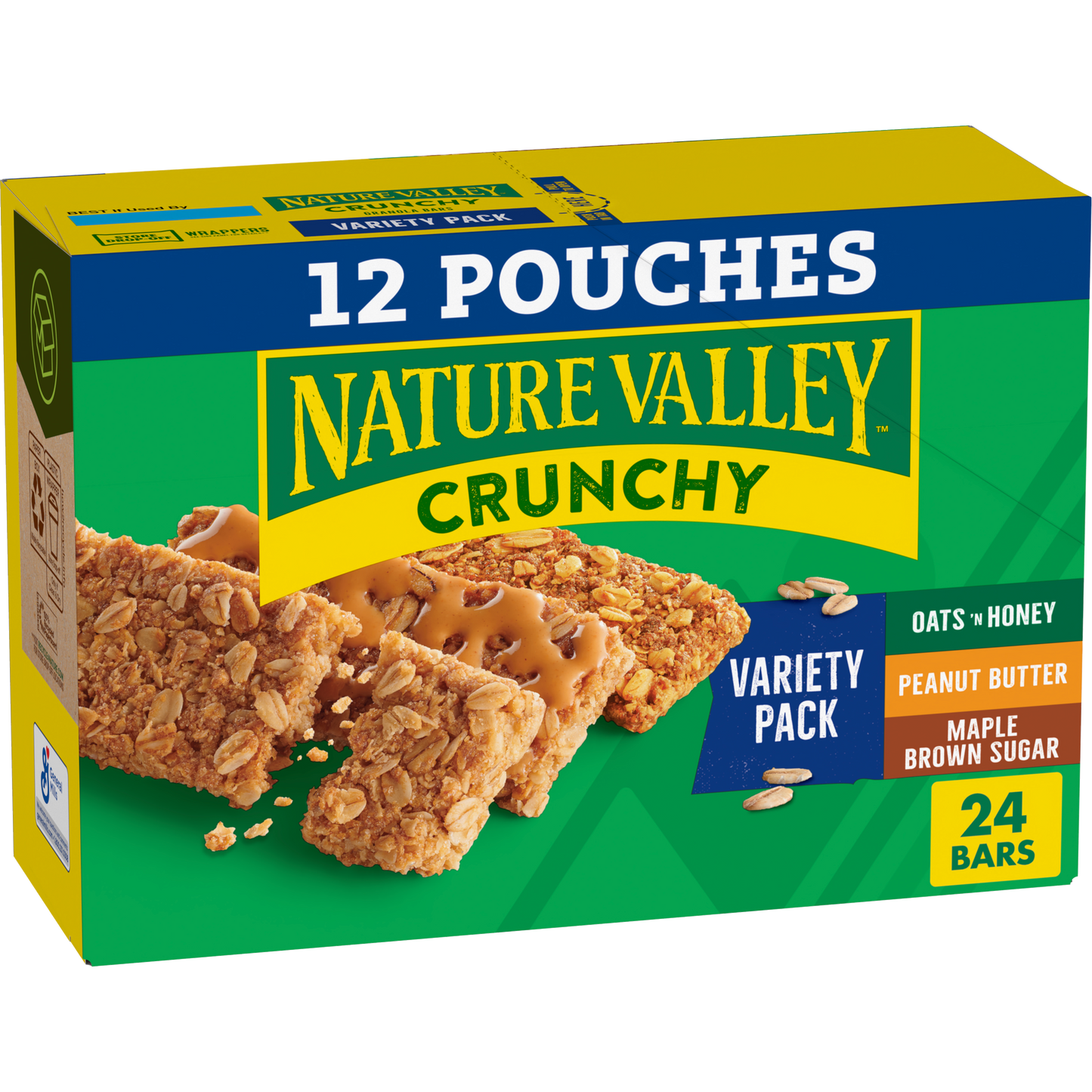 Variety Pack Crunchy Granola Bars Convenient Pantry Selection