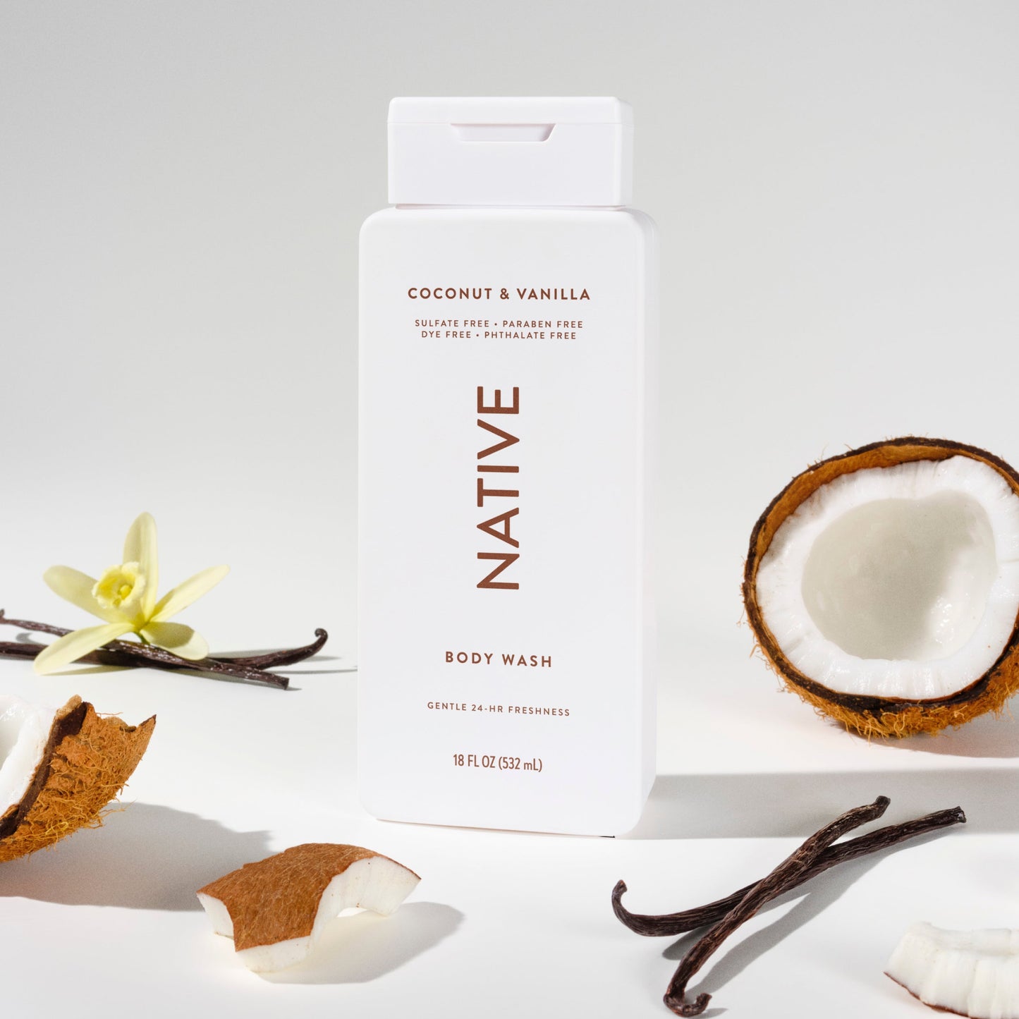 Body Wash Coconut and Vanilla Classic 18oz Daily Care