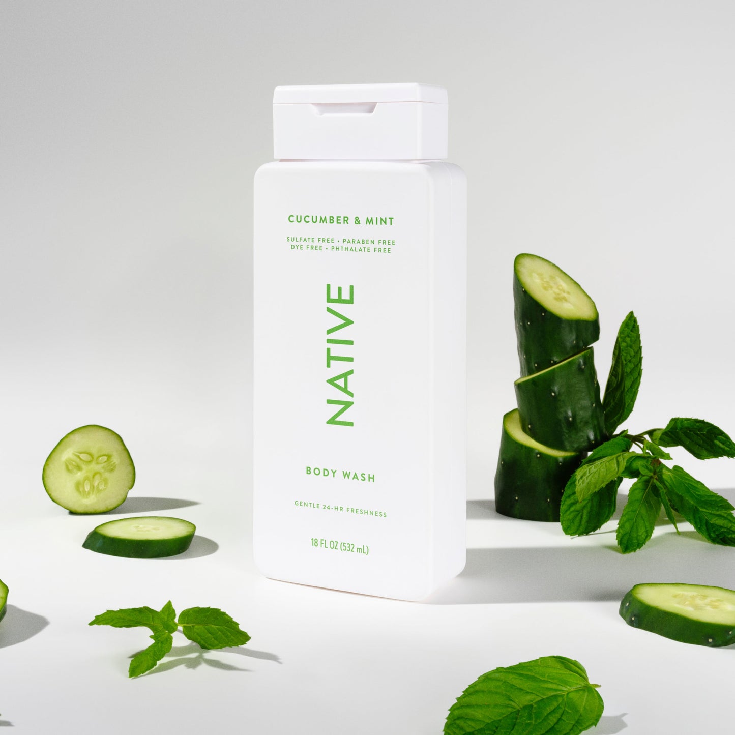 Body Wash Cucumber and Mint Classic 18oz Daily Care