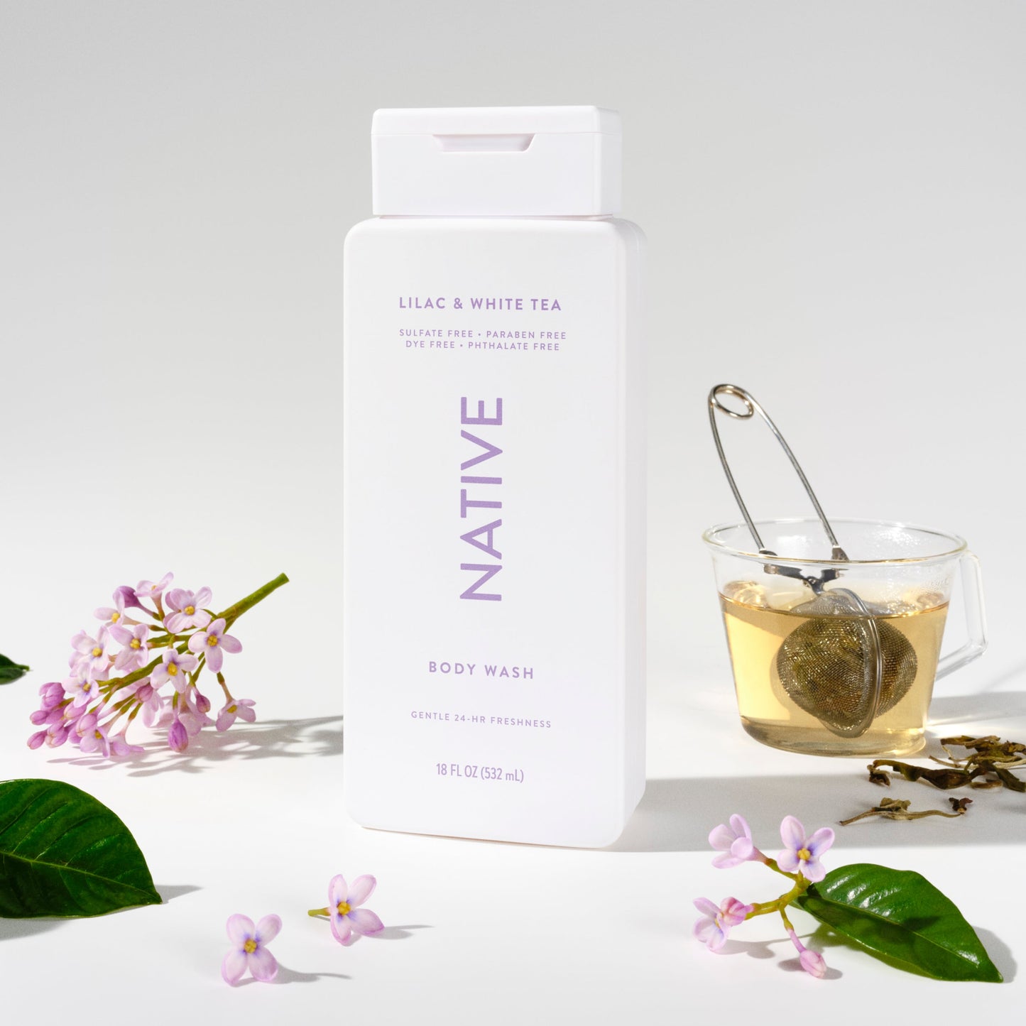 Body Wash Lilac and White Tea Classic 18oz Daily Care