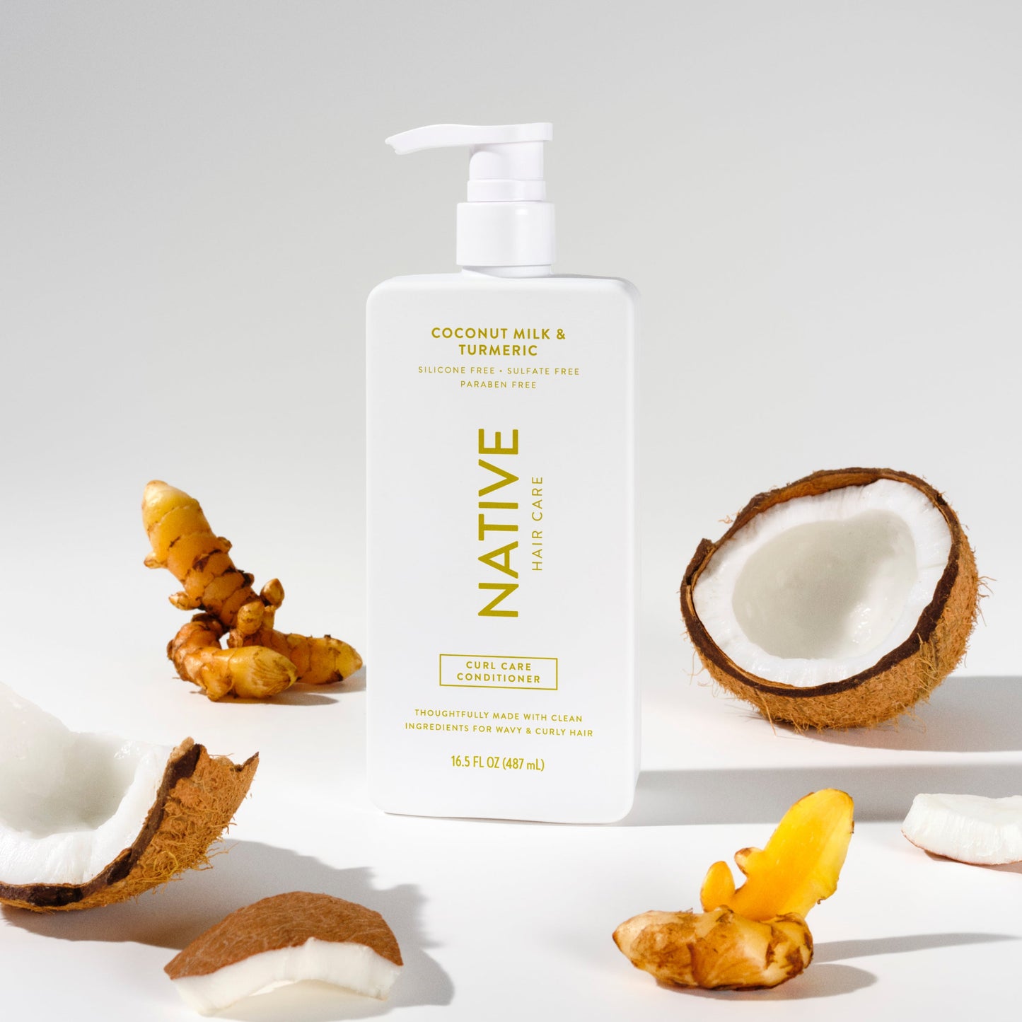 Curl Care Conditioner Coconut Milk and Turmeric Classic 16.5oz Daily Care
