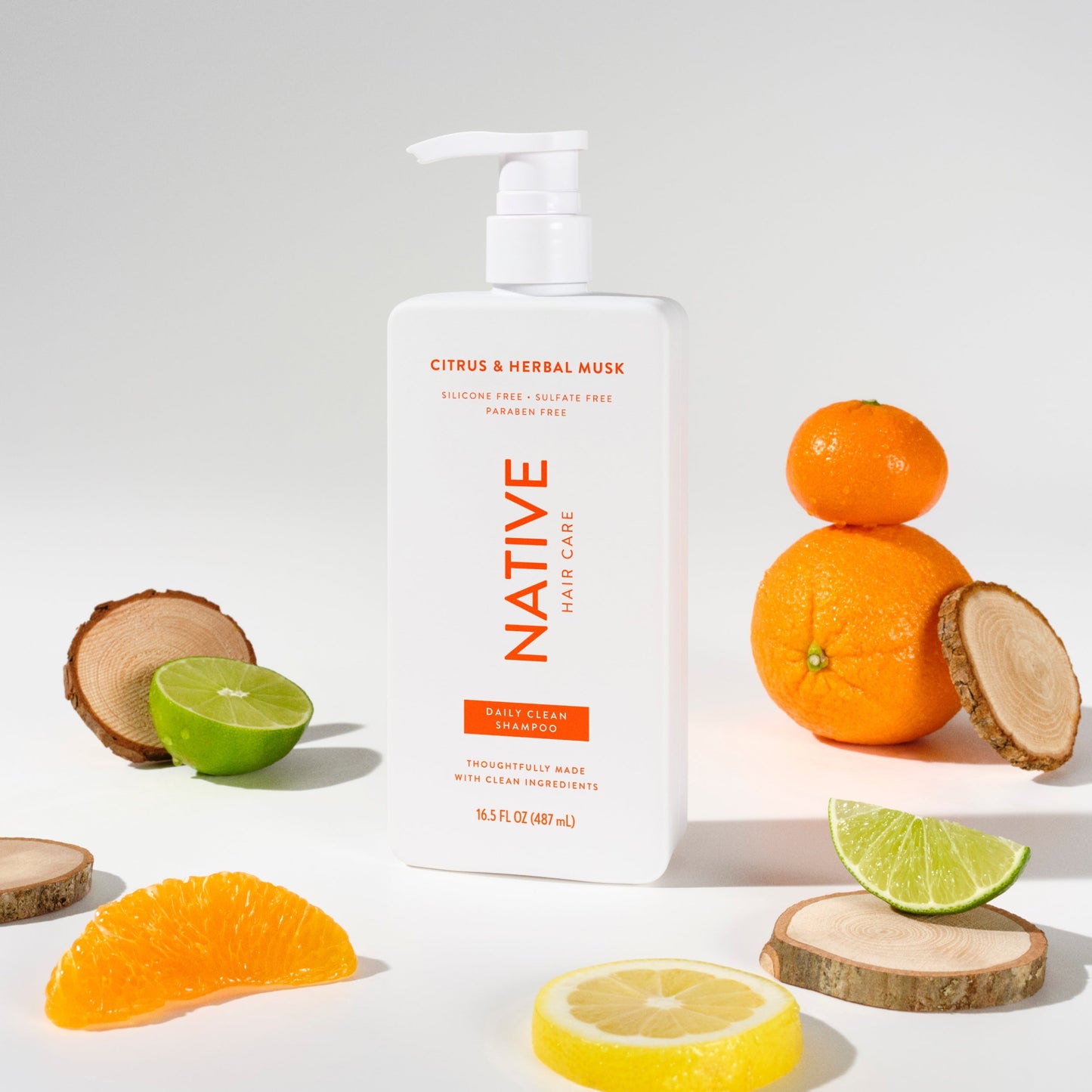 Daily Clean Shampoo Citrus and Herbal Musk Classic 16.5oz Daily Care