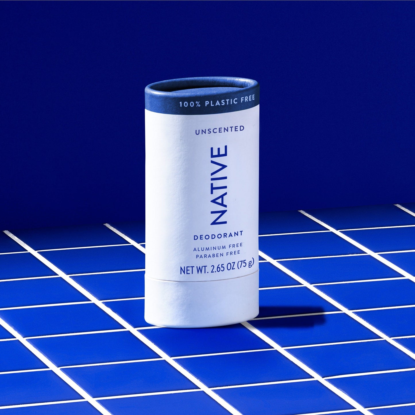 Plastic Free Deodorant Stick Unscented Classic 2.65oz Daily Care