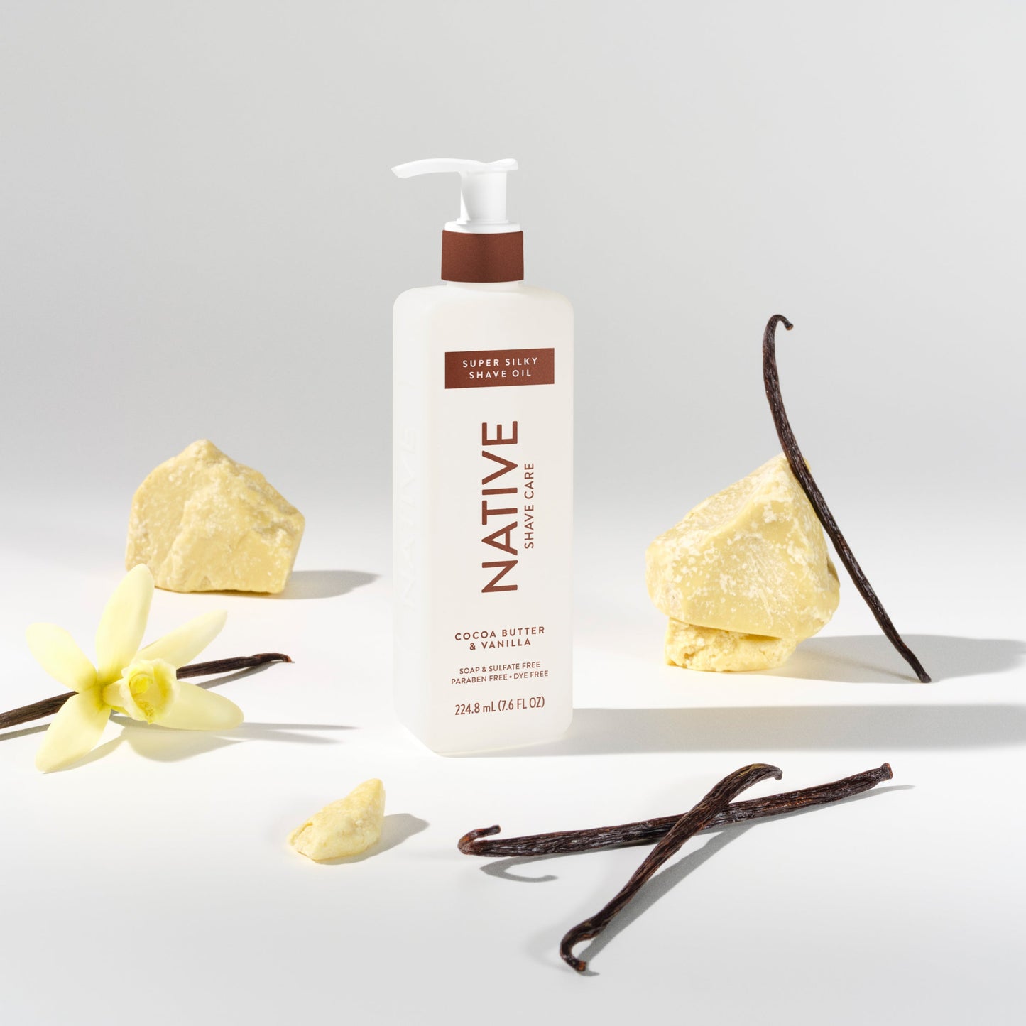 Silky Smooth Shave Oil Cocoa Butter and Vanilla Classic 7.6oz Daily Care