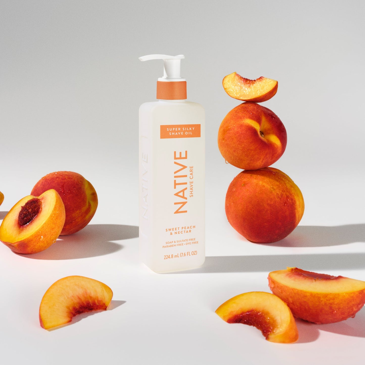 Silky Smooth Shave Oil Sweet Peach and Nectar Classic 7.6oz Daily Care