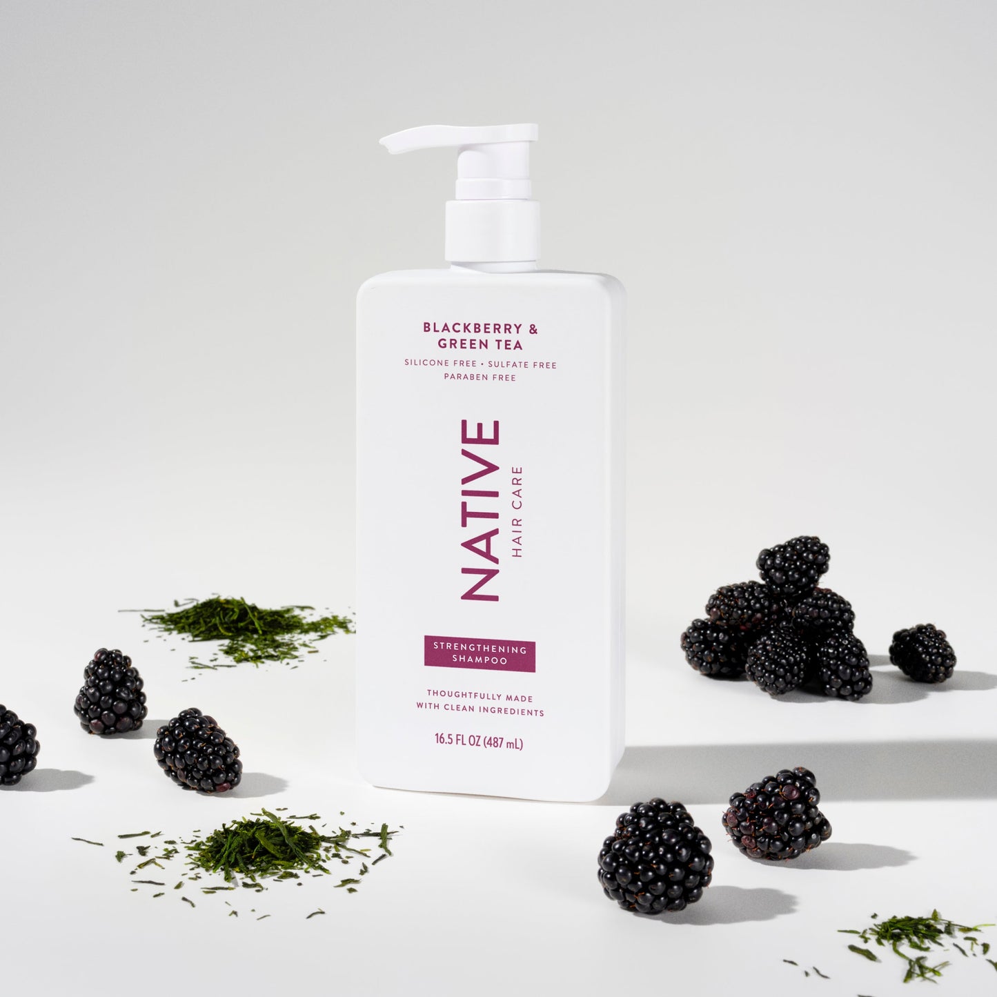 Strengthening Shampoo Blackberry and Green Tea Classic 16.5oz Daily Care