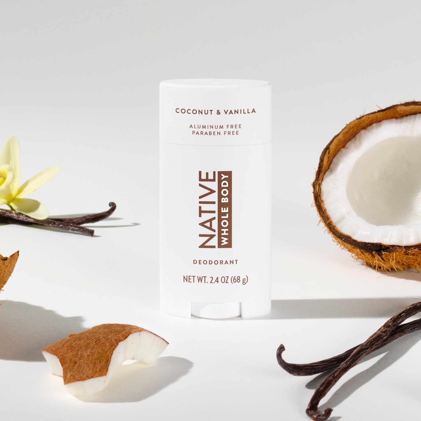 Whole Body Deodorant Stick Coconut and Vanilla Classic 2.4oz Daily Care