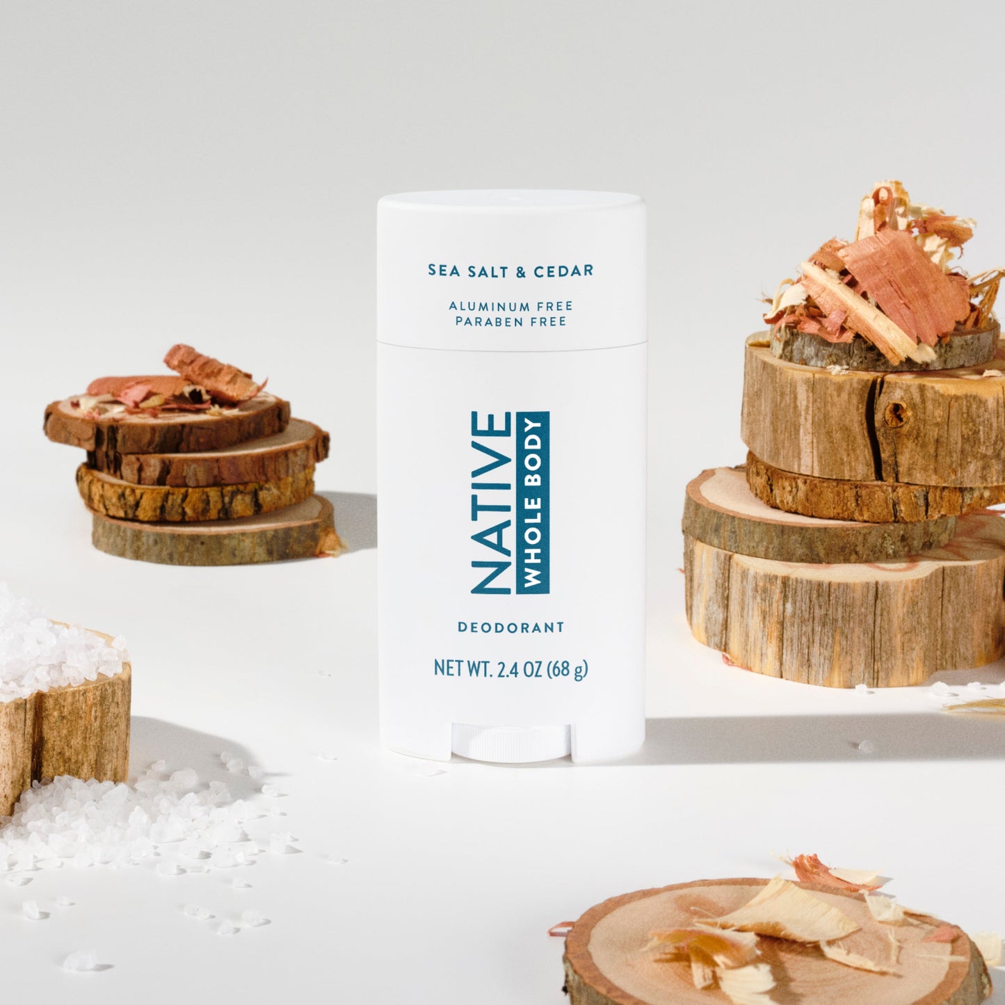 Whole Body Deodorant Stick Sea Salt and Cedar Classic 2.4oz Daily Care