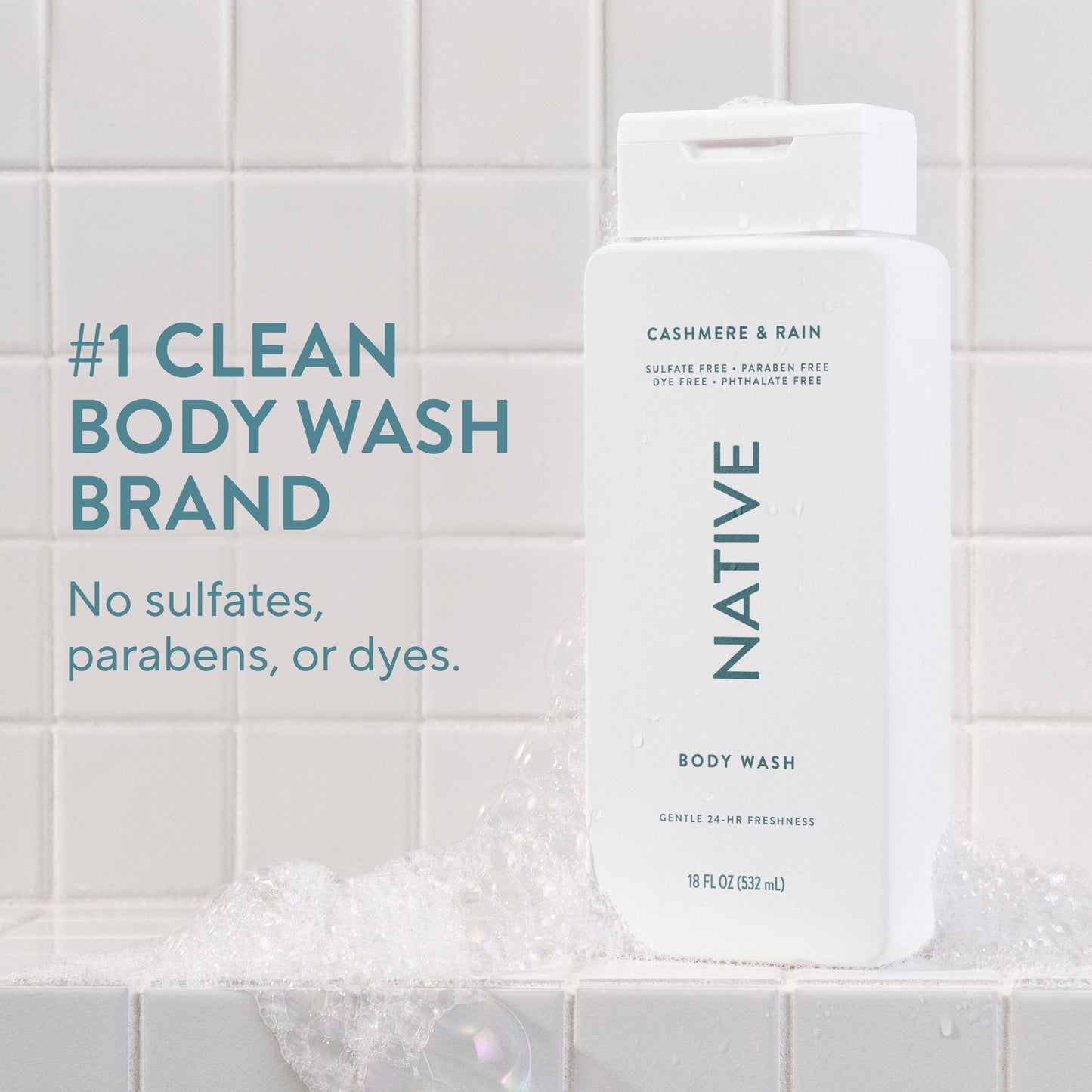 Body Wash Cashmere and Rain Classic 18oz Daily Care