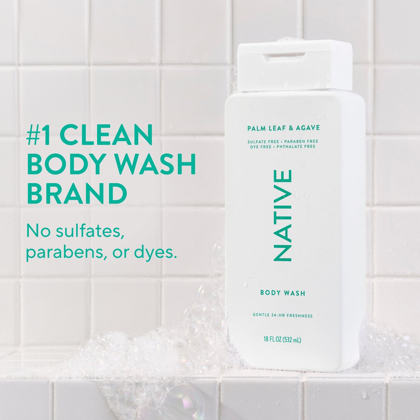 Body Wash Palm Leaf and Agave Classic 18oz Daily Care