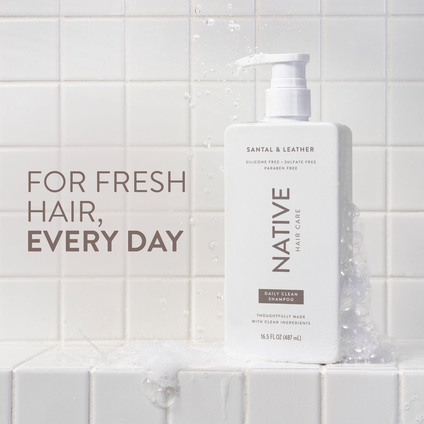 Daily Clean Shampoo Santal and Leather Classic 16.5oz Daily Care