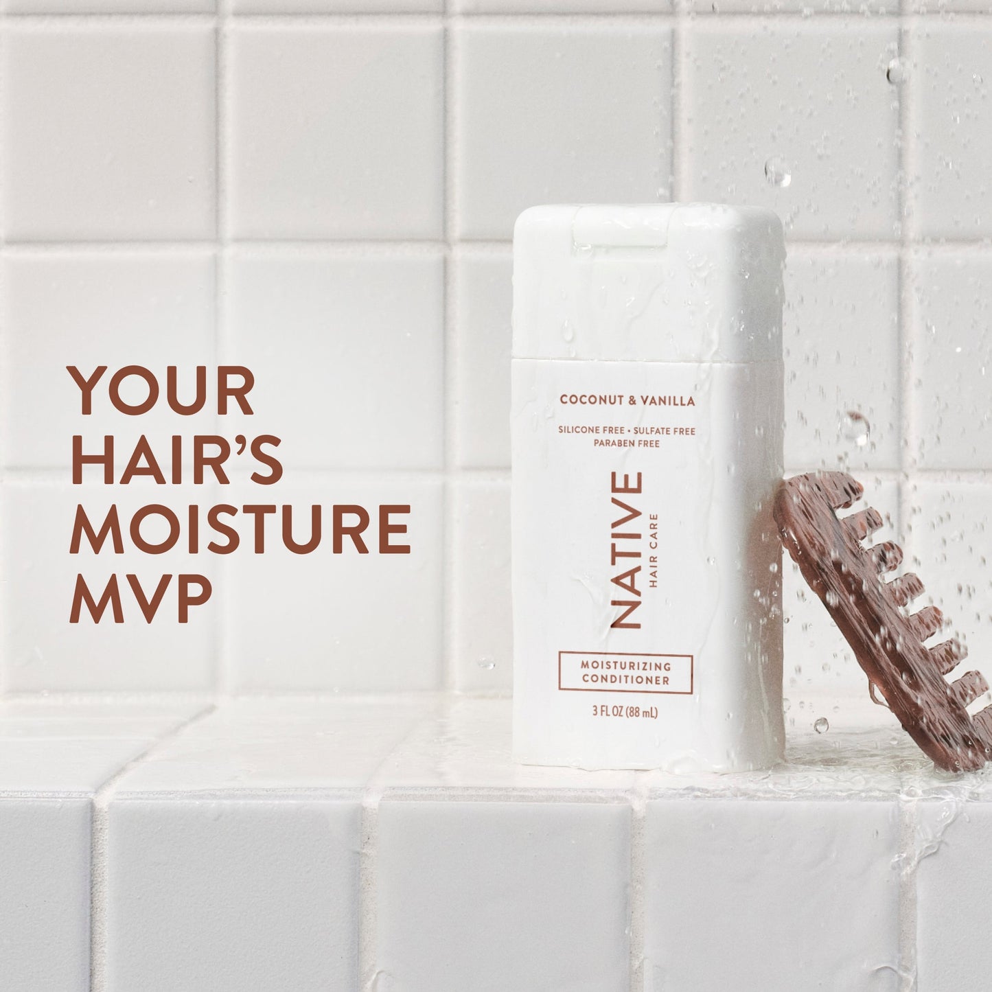 Mini Moisturizing Conditioner Coconut and Vanilla Classic 3oz Daily Care
