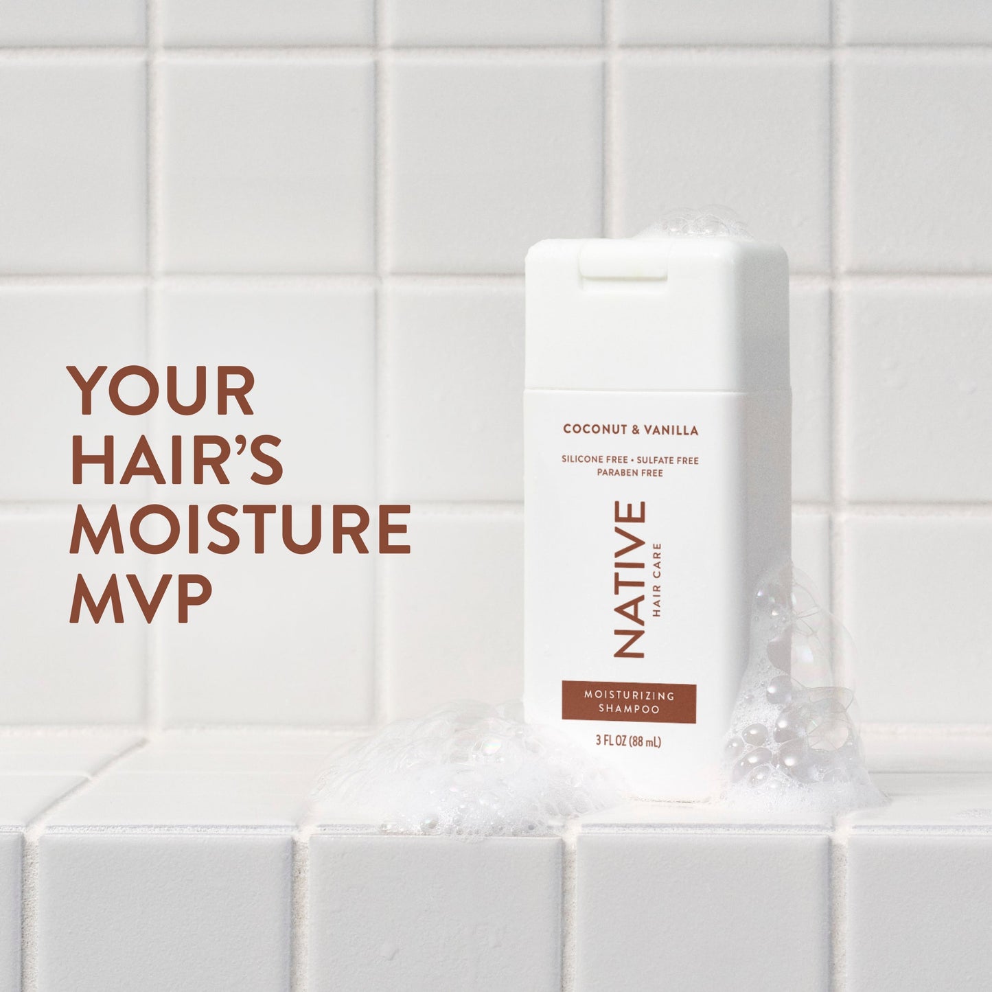 Mini Moisturizing Shampoo Coconut and Vanilla Classic 3oz Daily Care