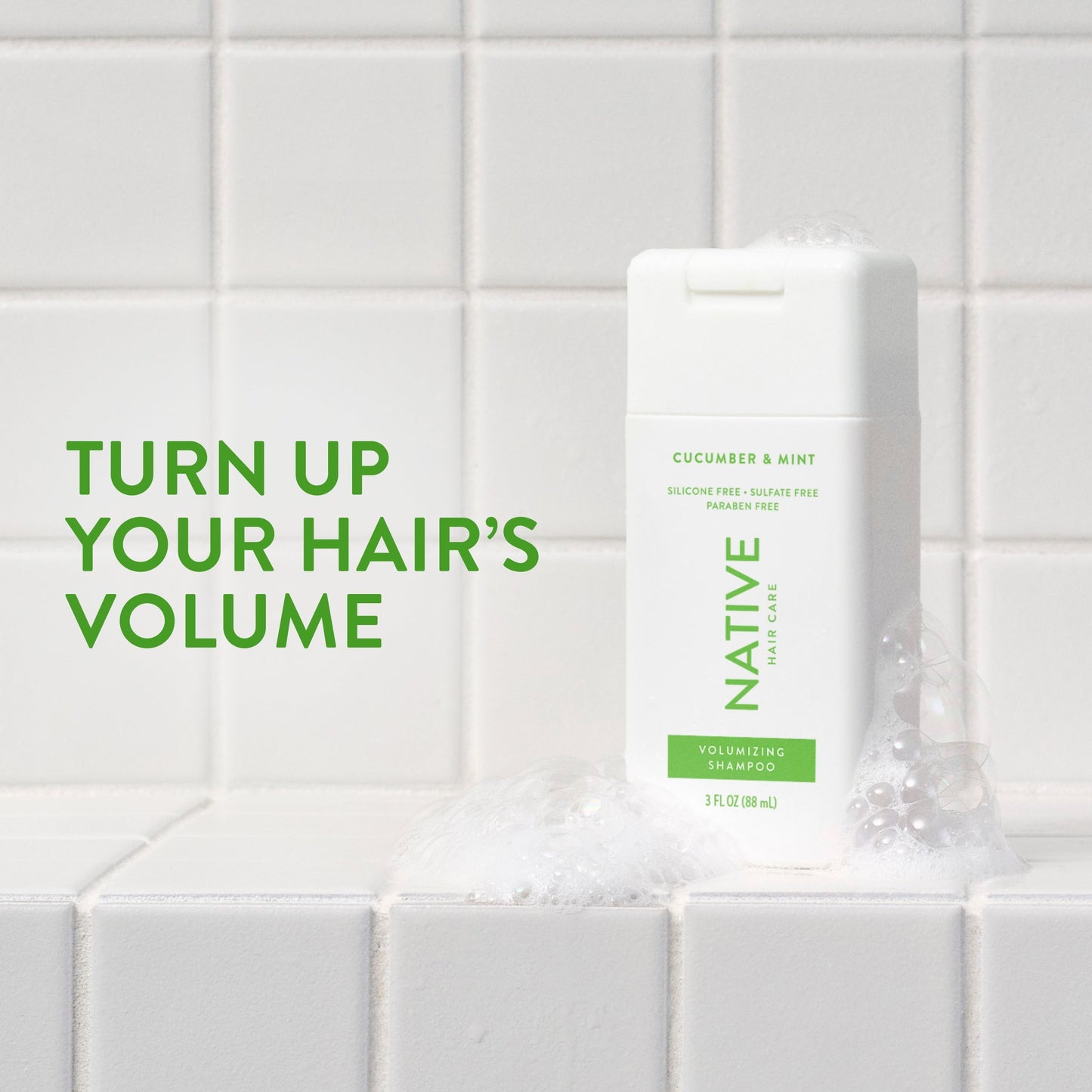 Mini Volumizing Shampoo Cucumber and Mint Classic 3oz Daily Care