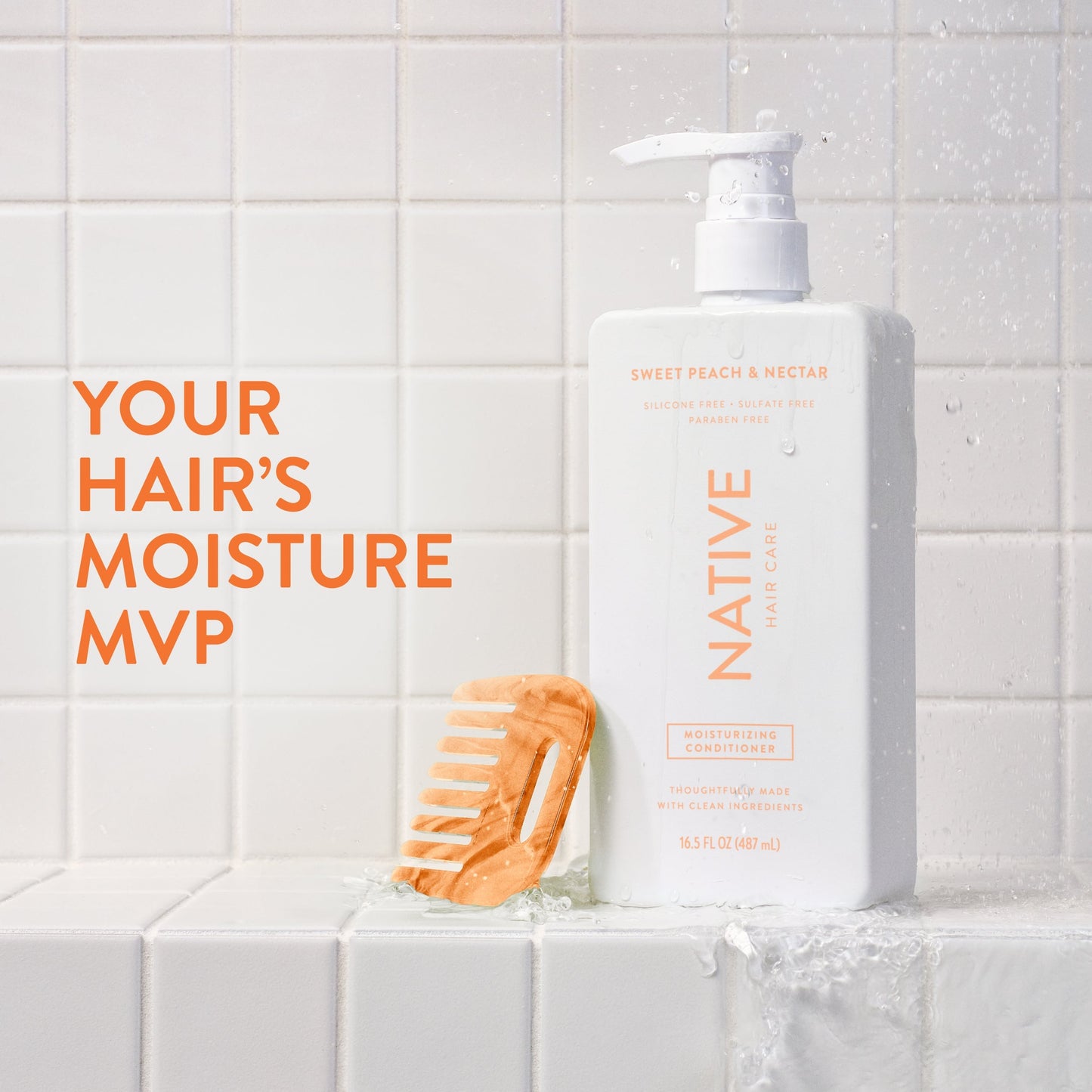 Moisturizing Conditioner Sweet Peach and Nectar Classic 16.5oz Daily Care