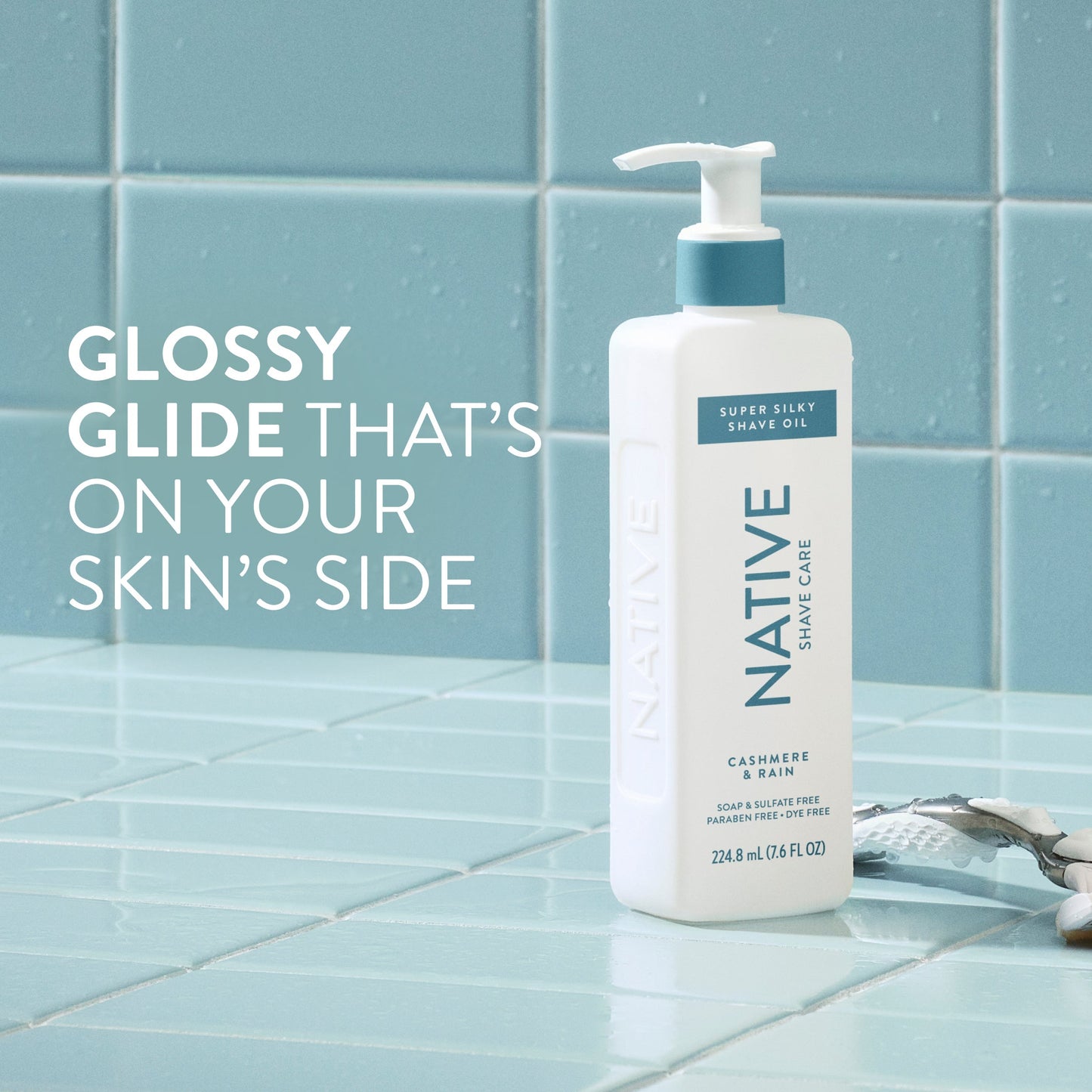 Silky Smooth Shave Oil Cashmere and Rain Classic 7.6oz Daily Care