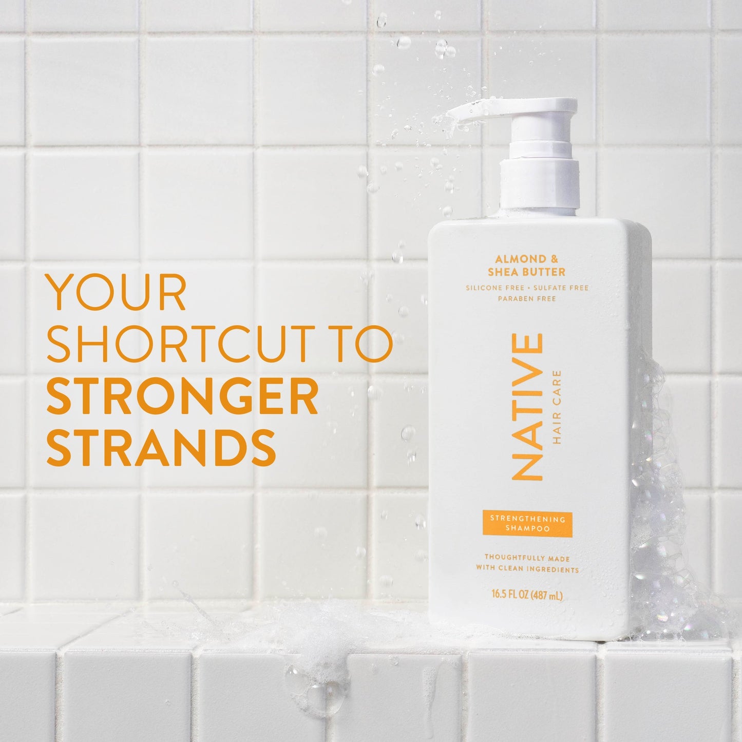 Strengthening Shampoo Almond and Shea Butter Classic 16.5oz Daily Care