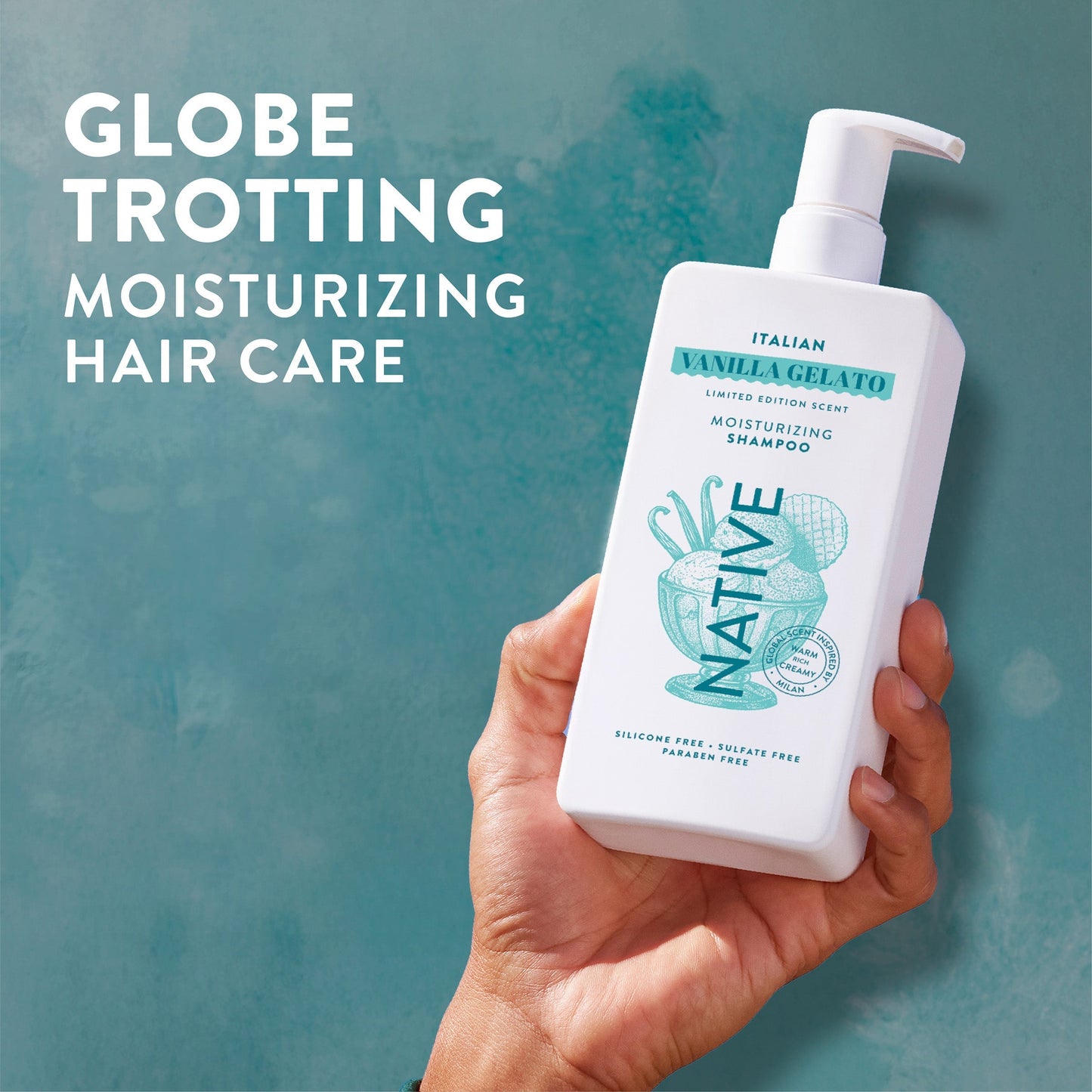 Moisturizing Shampoo Italian Vanilla Gelato Limited Edition 16.5oz Daily Care