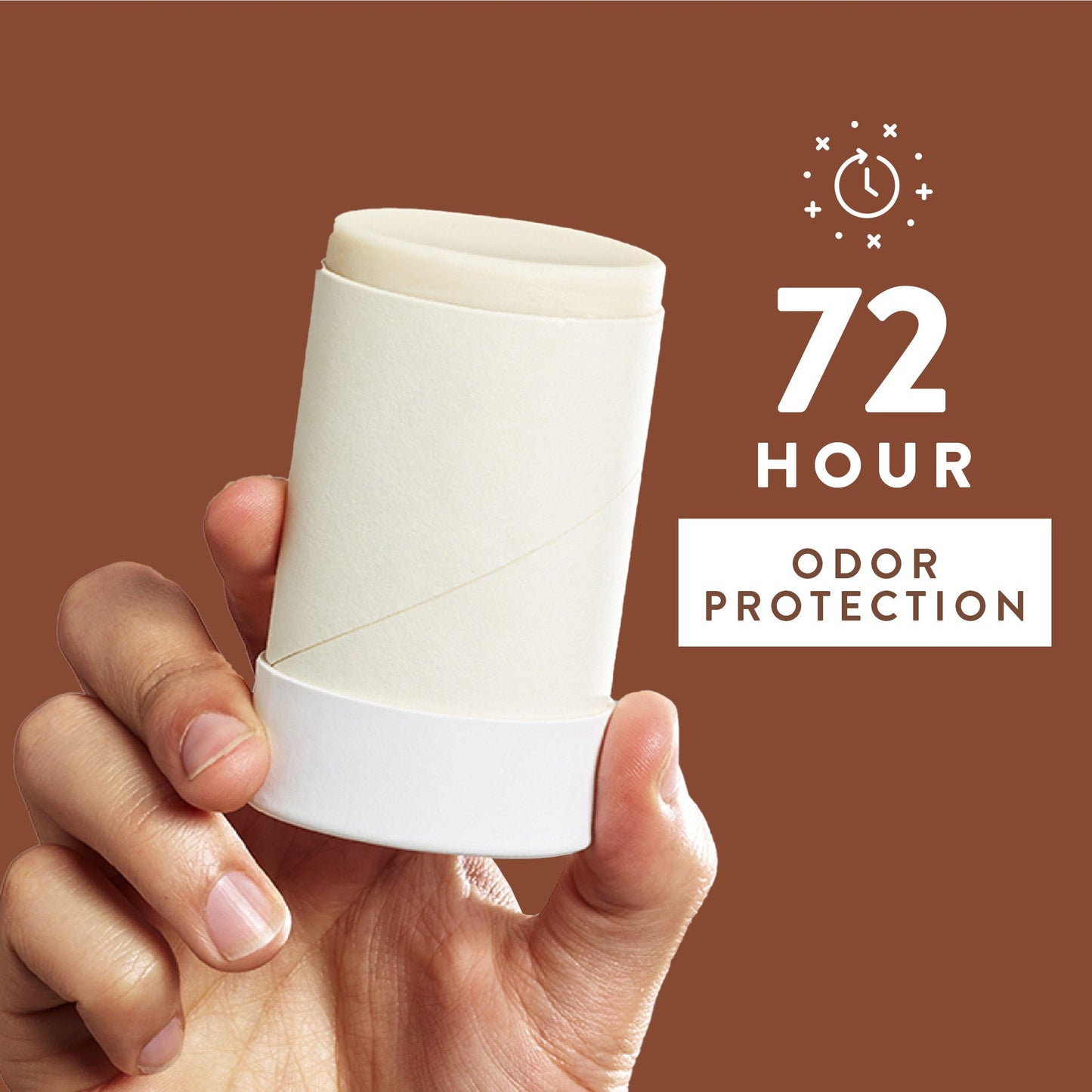Plastic Free Deodorant Stick Coconut and Vanilla Classic 2.65oz Daily Care