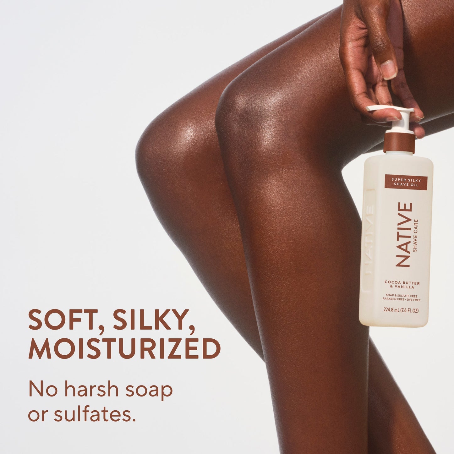 Silky Smooth Shave Oil Cocoa Butter and Vanilla Classic 7.6oz Daily Care