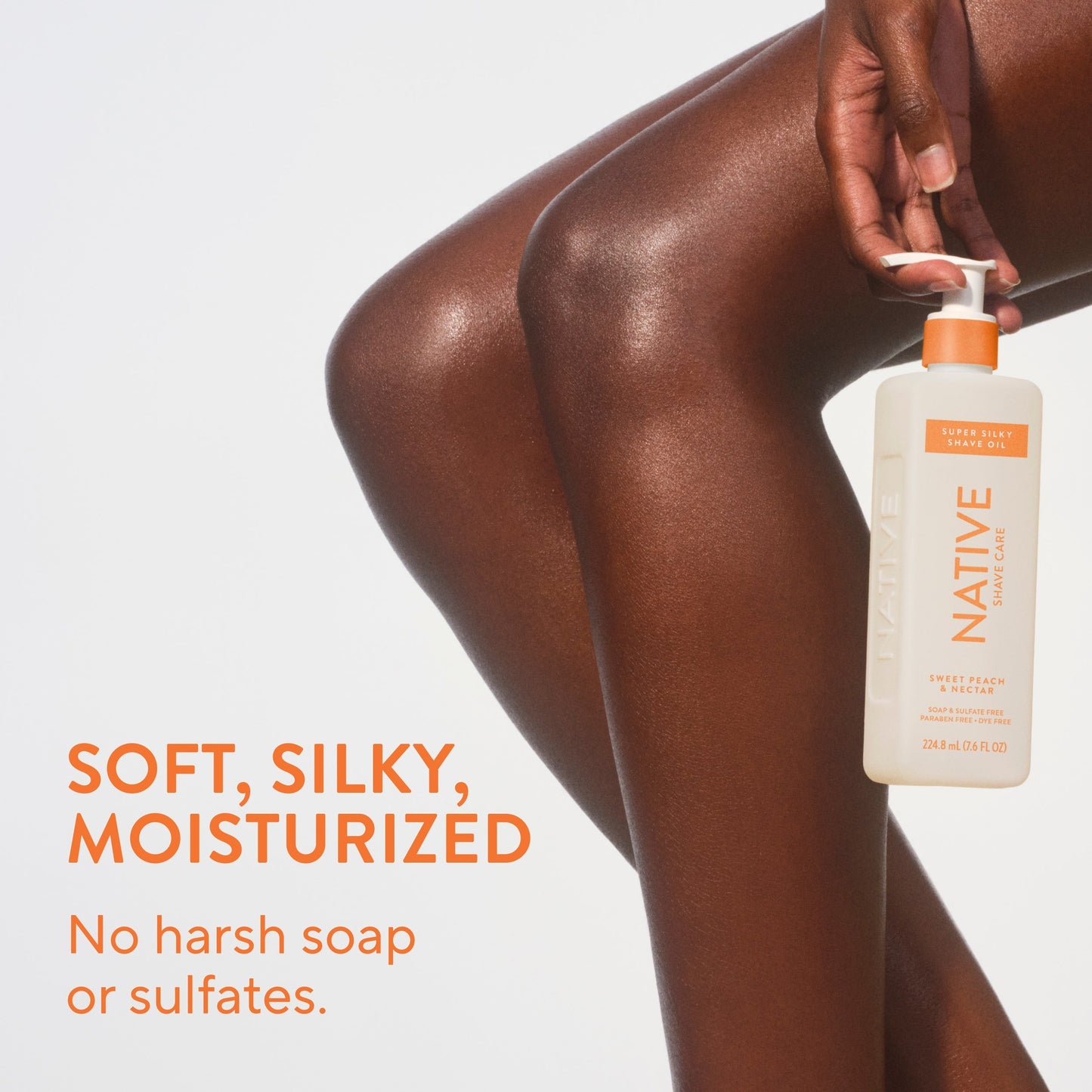 Silky Smooth Shave Oil Sweet Peach and Nectar Classic 7.6oz Daily Care