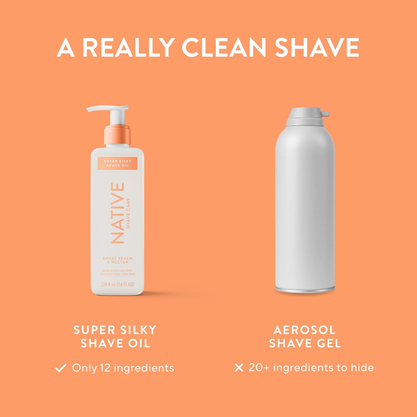 Silky Smooth Shave Oil Sweet Peach and Nectar Classic 7.6oz Daily Care