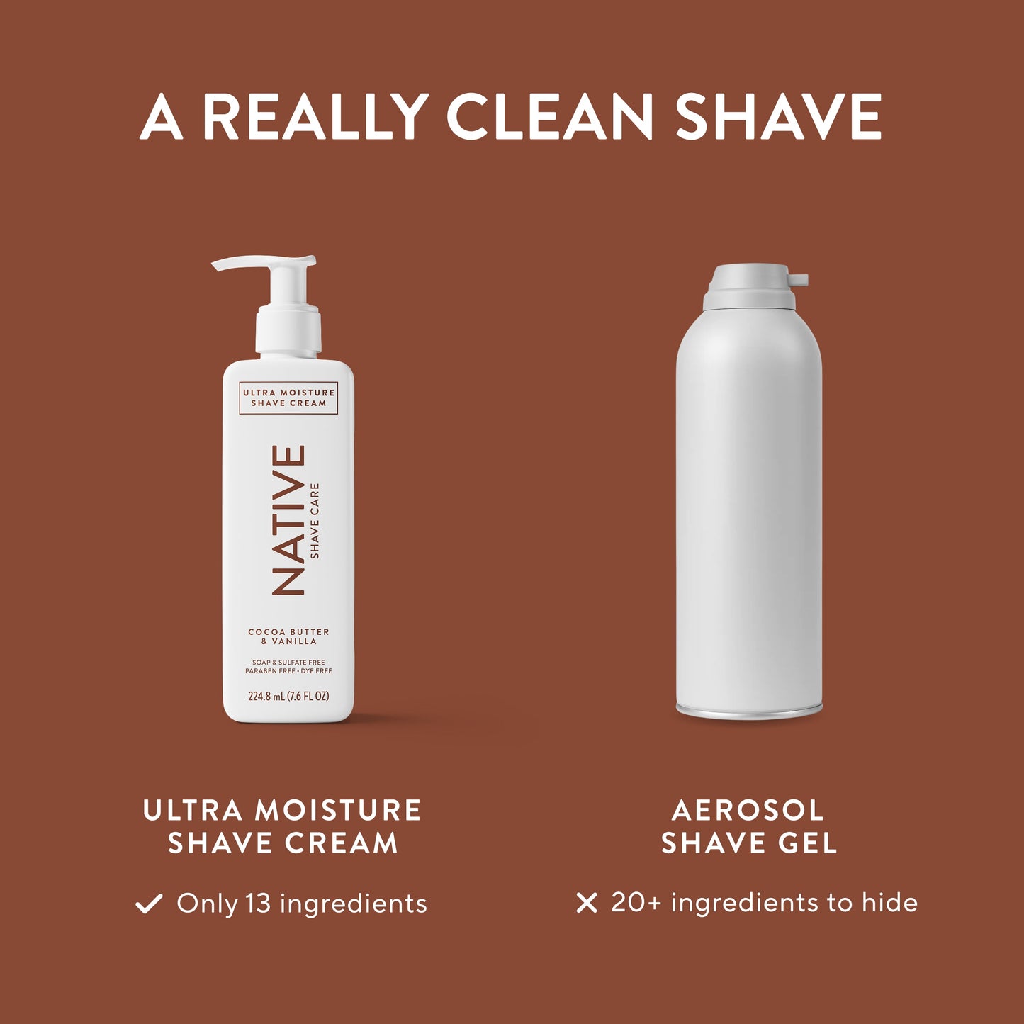 Ultra Moisture Shave Cream Cocoa Butter and Vanilla Classic 7.6oz Daily Care